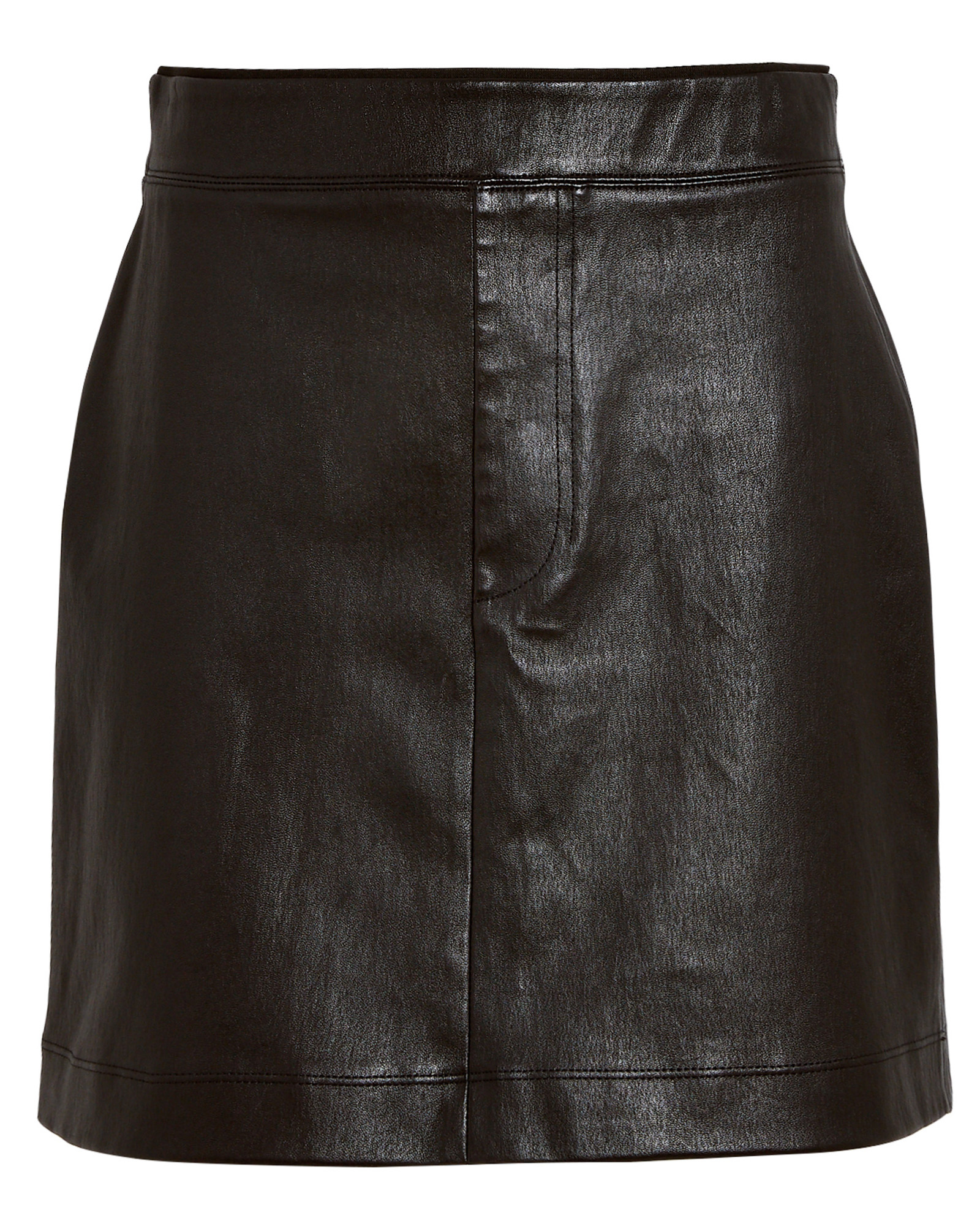 Helmut Lang Core Stretch Leather Mini Skirt | INTERMIX®