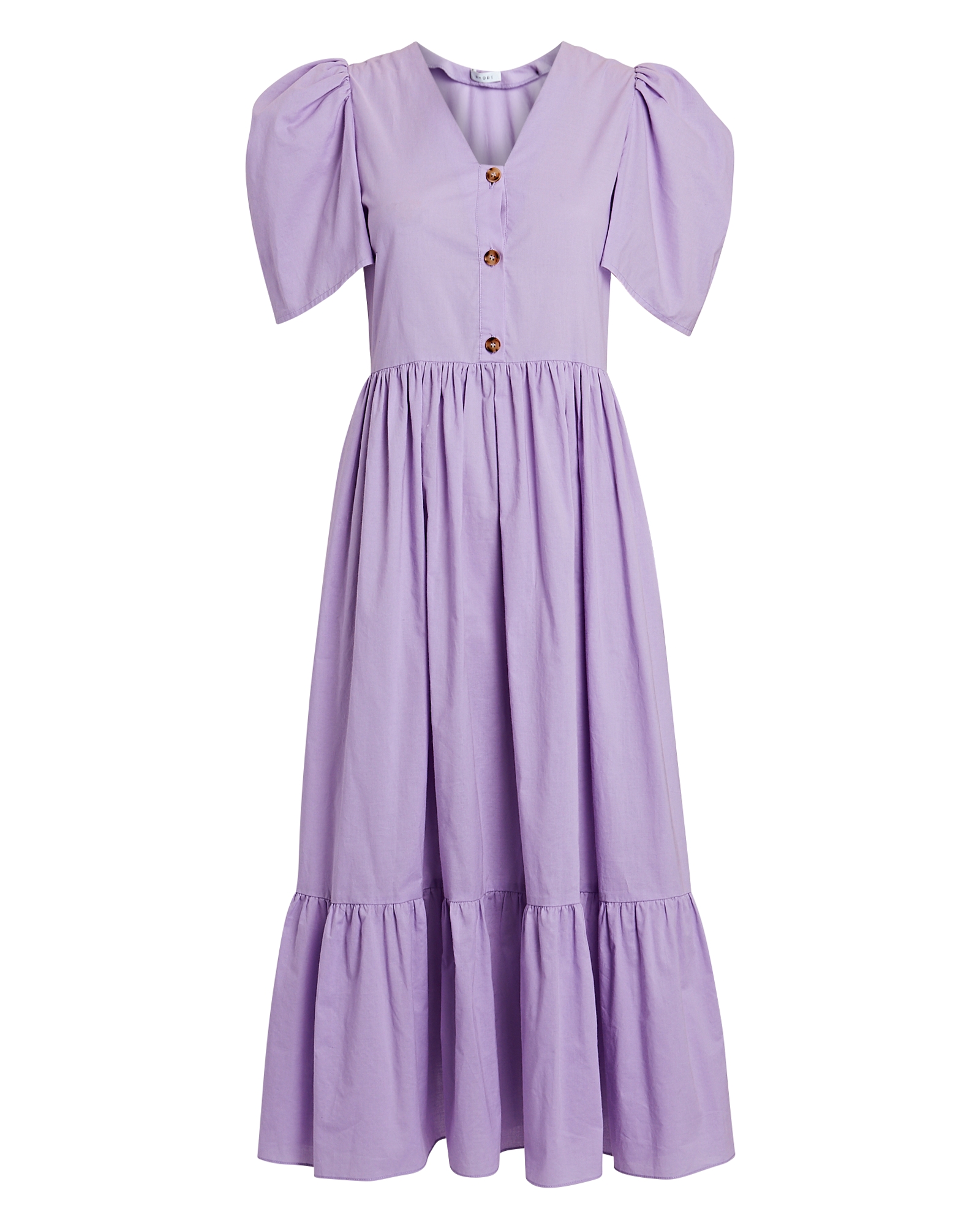 RHODE Nisha Cotton Poplin Midi Dress | INTERMIX®