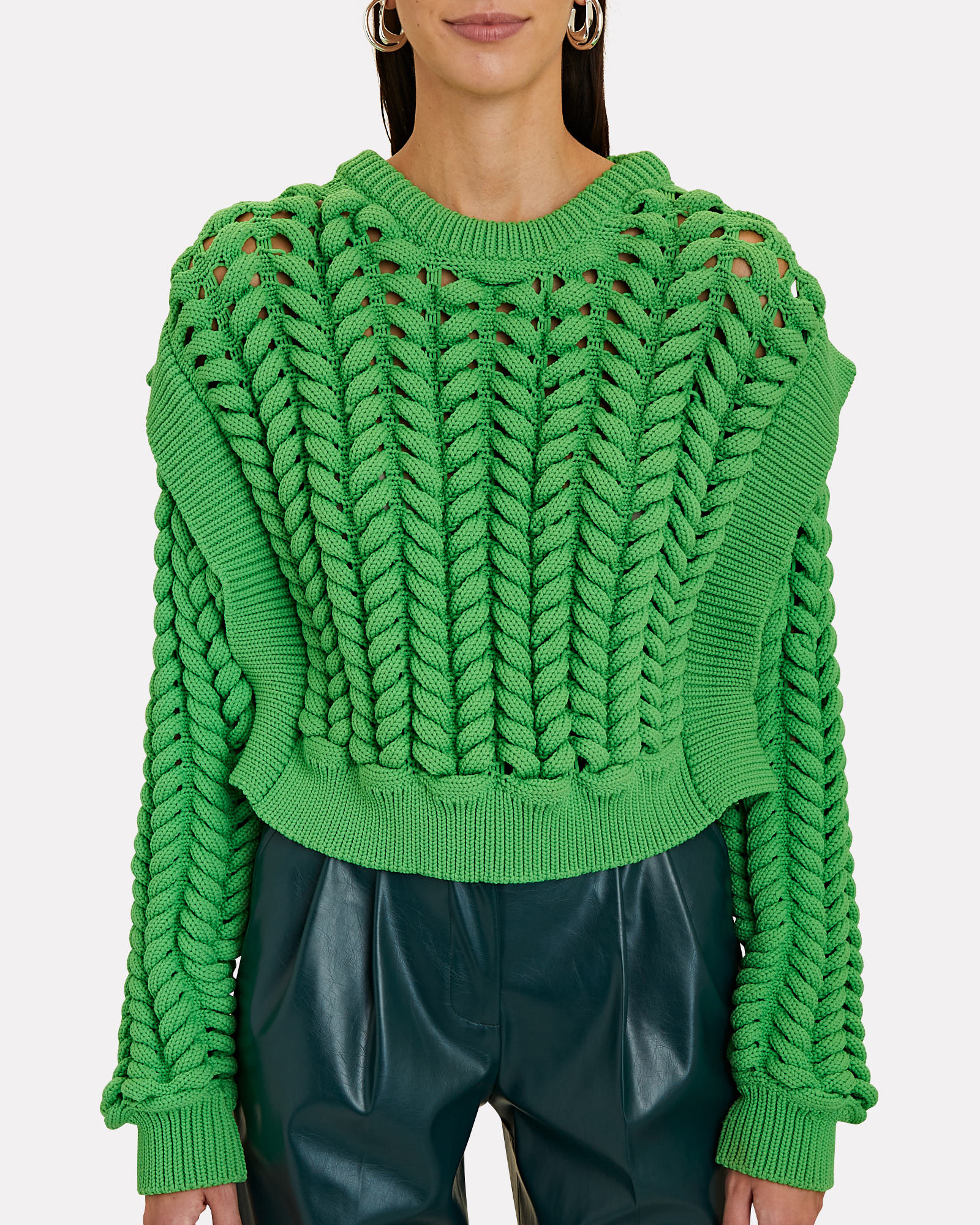 Aknvas Jules Open Knit Sweater | INTERMIX®