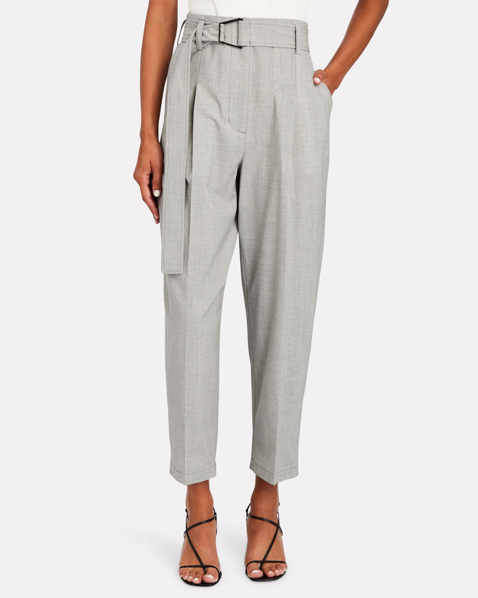 3.1 Phillip Lim Belted Utility Chambray Pants | INTERMIX®