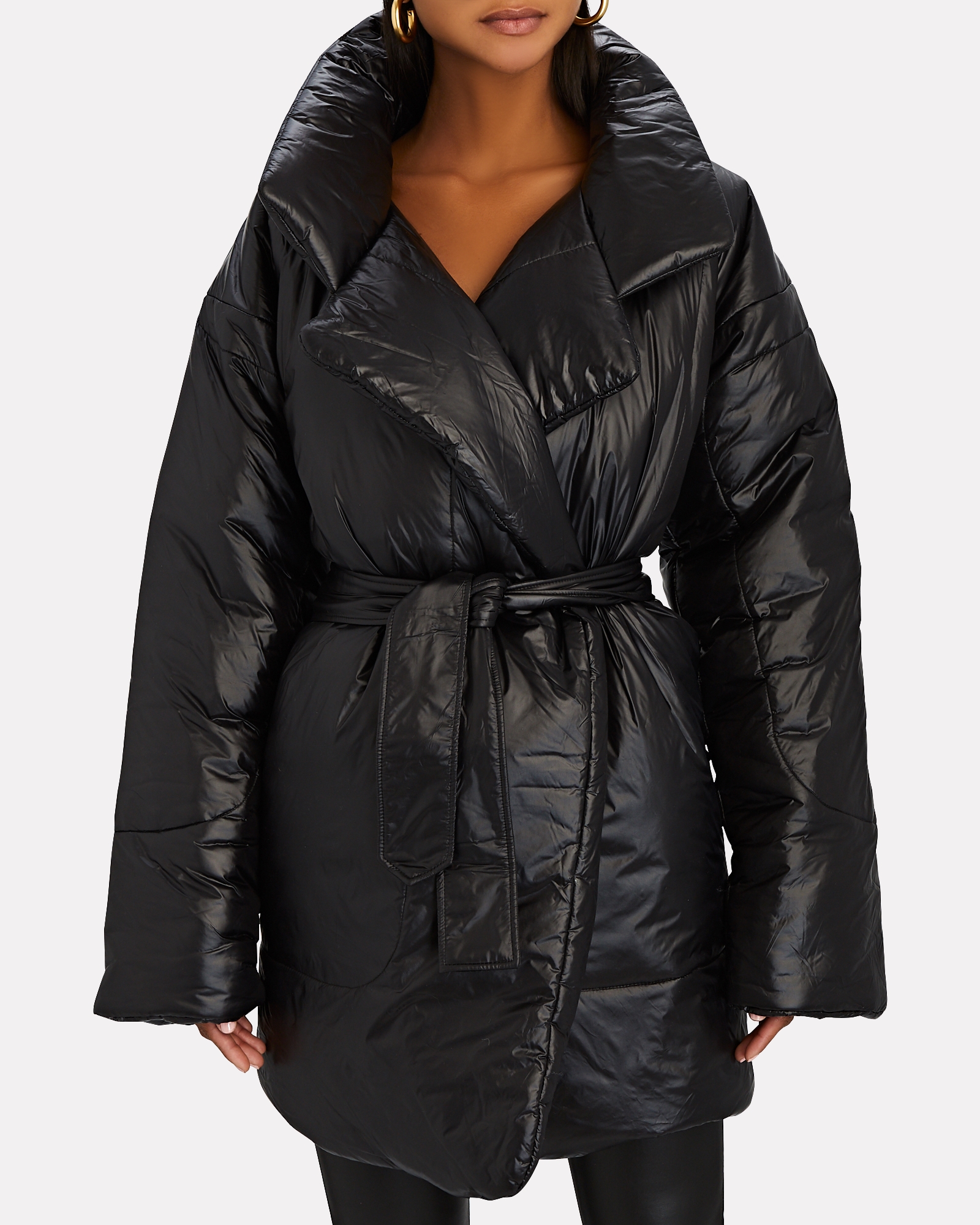 Norma Kamali Sleeping Bag Puffer Coat | INTERMIX®