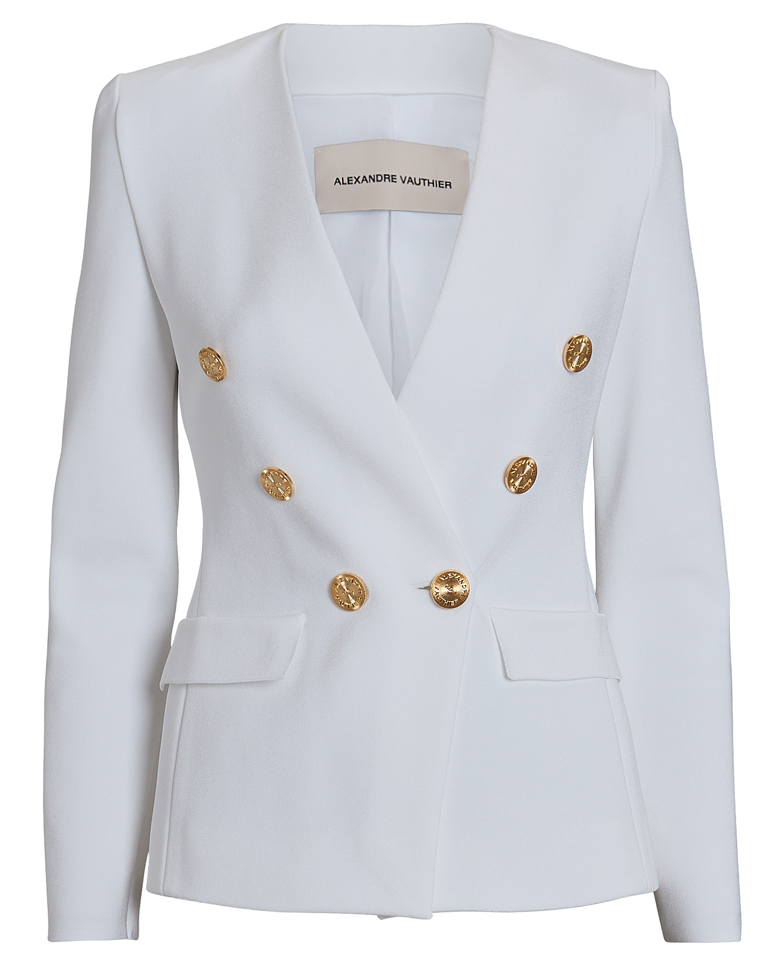 Alexandre Vauthier Double-Breasted Knit Blazer | INTERMIX®