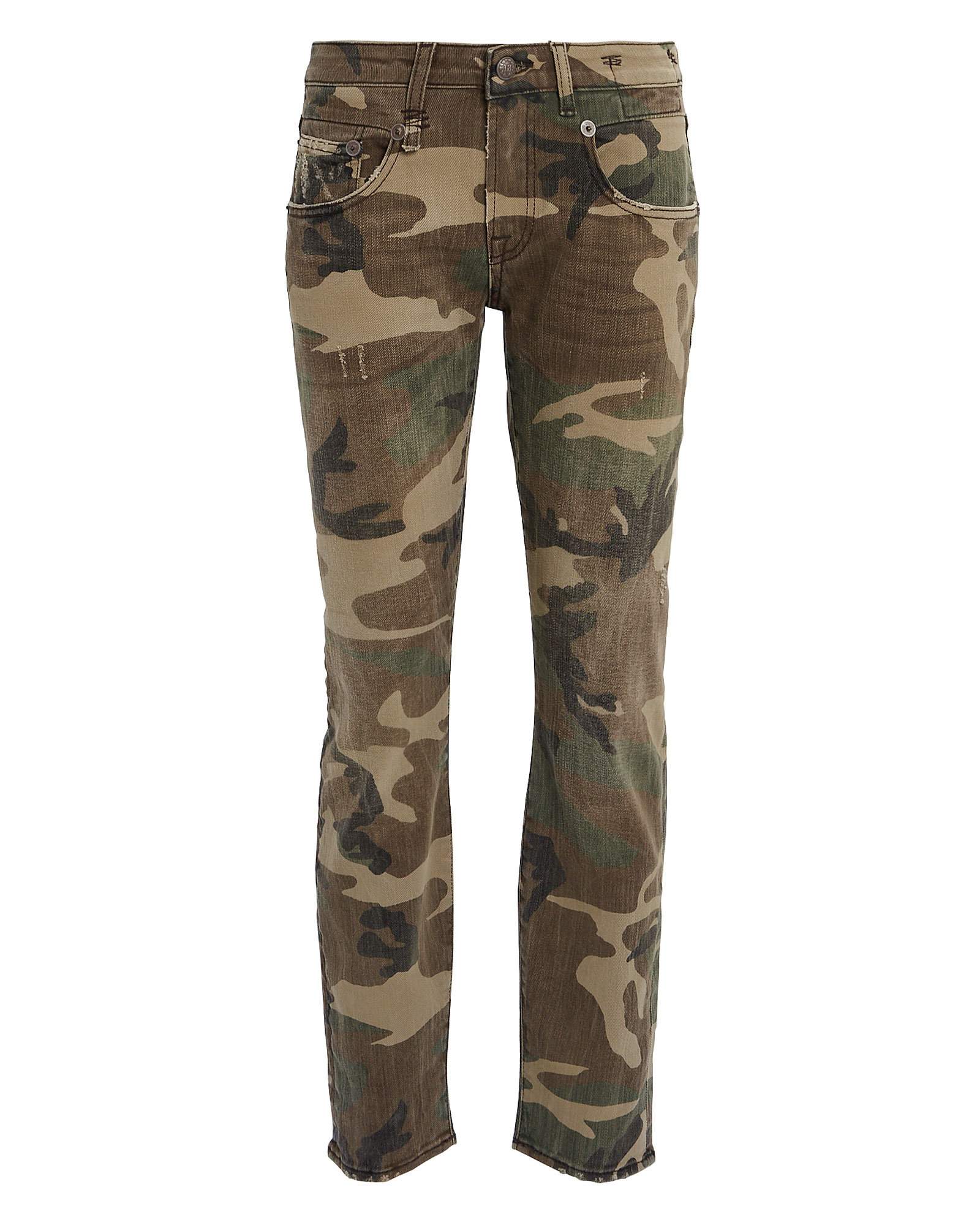 R13 Boy Skinny Camouflage Jeans,060042707824