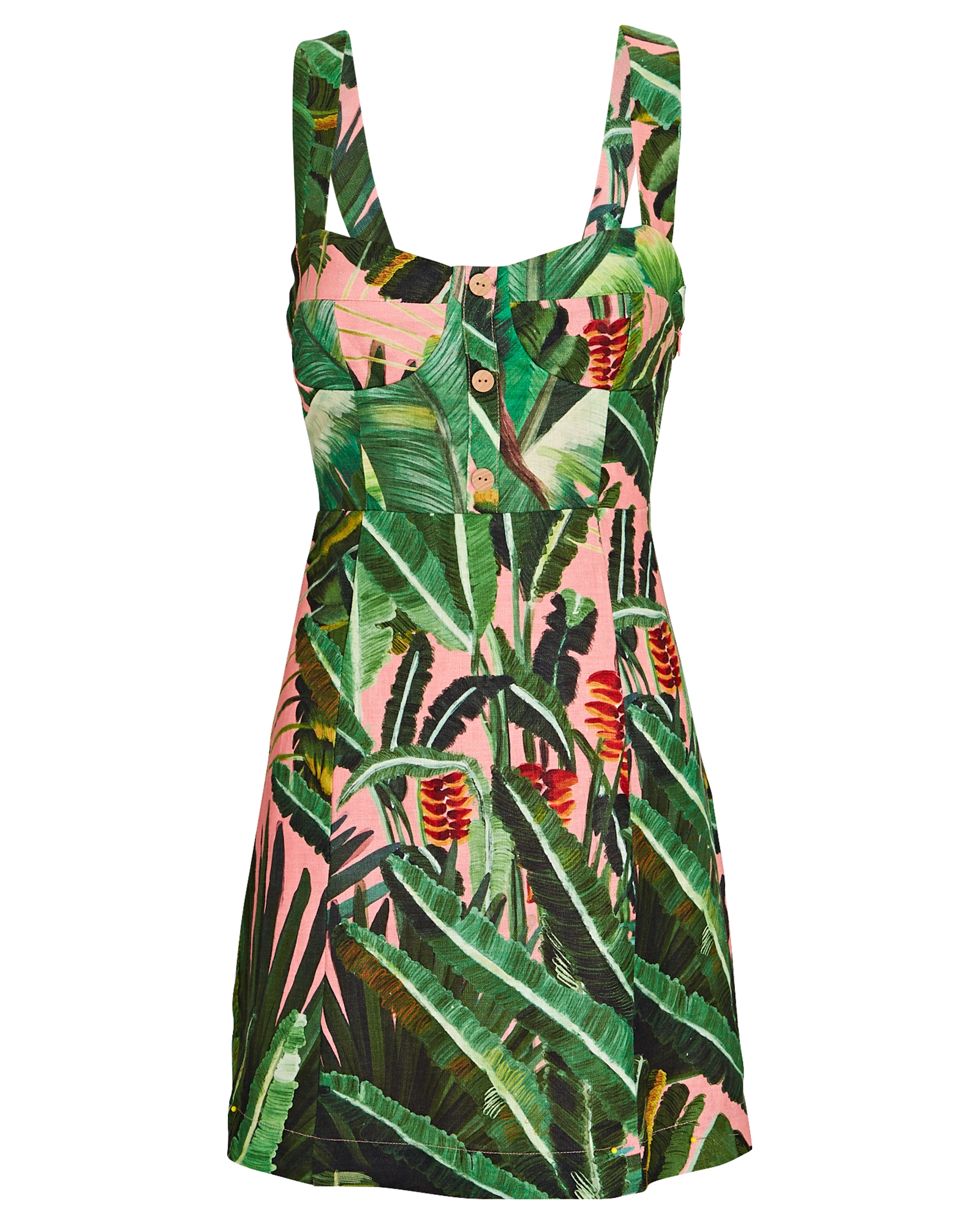 Farm Rio Amazonia Linen Mini Dress | INTERMIX®