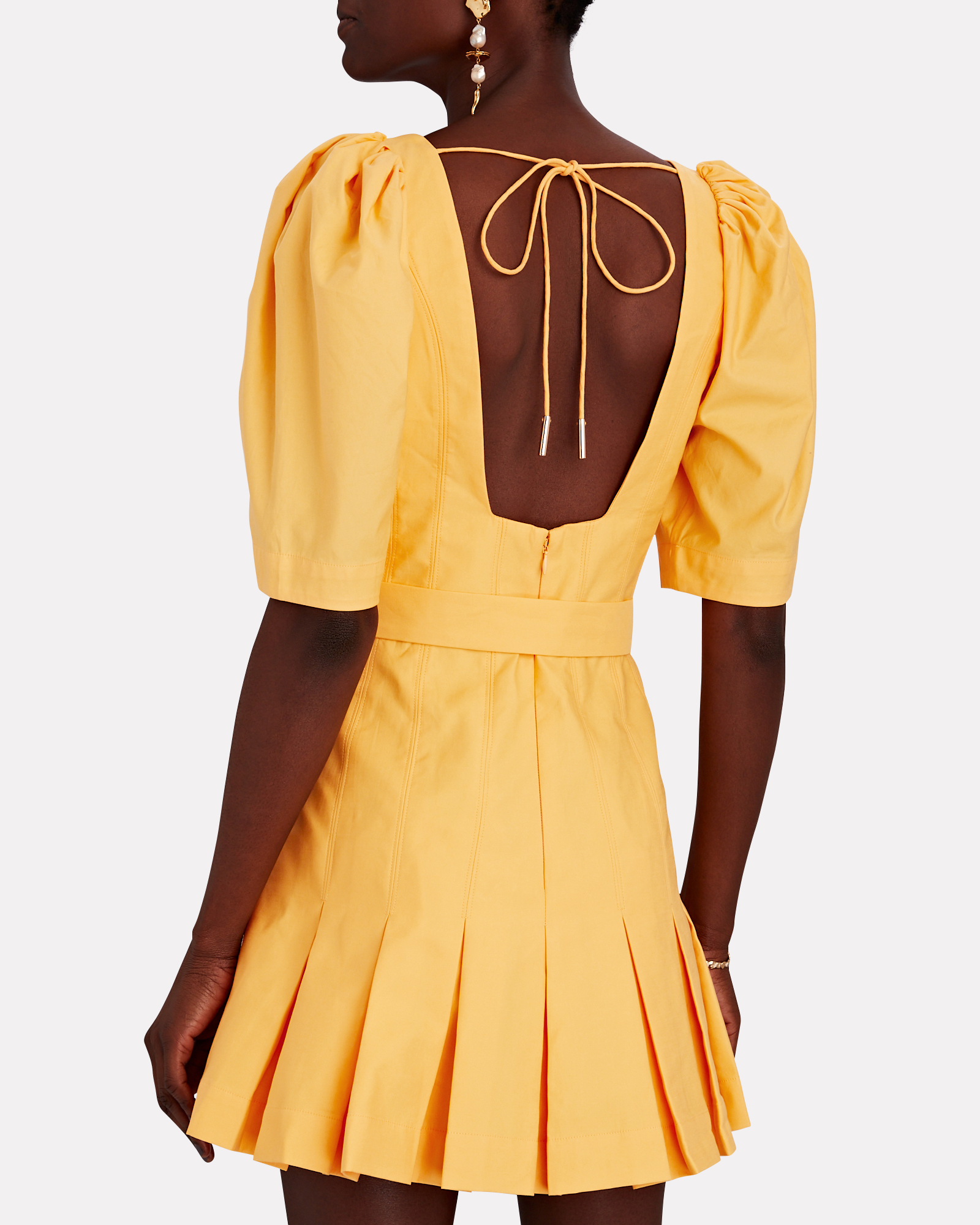 Acler Casper Cotton Poplin Mini Dress | INTERMIX®