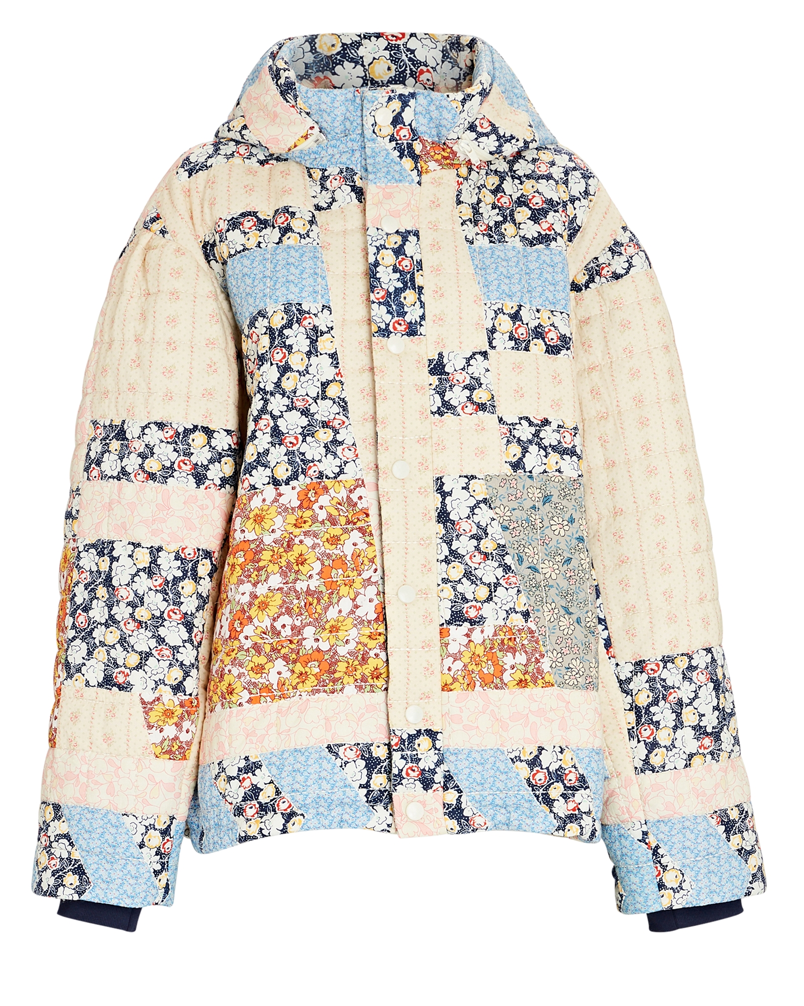 Sea Sydney Quilted Patchwork Puffer Jacket | INTERMIX®