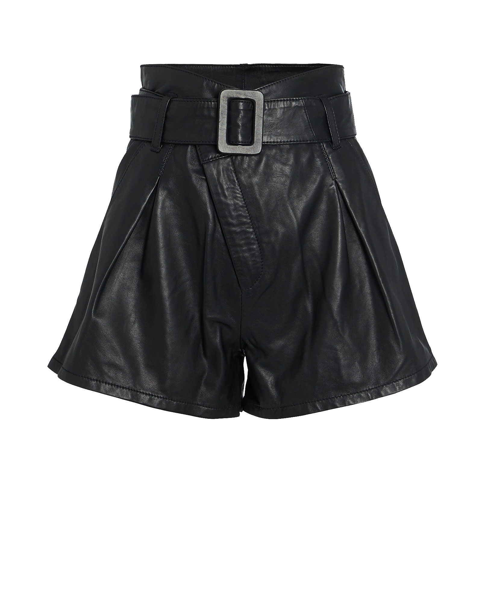 Marissa Webb | Levi Belted Leather Shorts | INTERMIX®