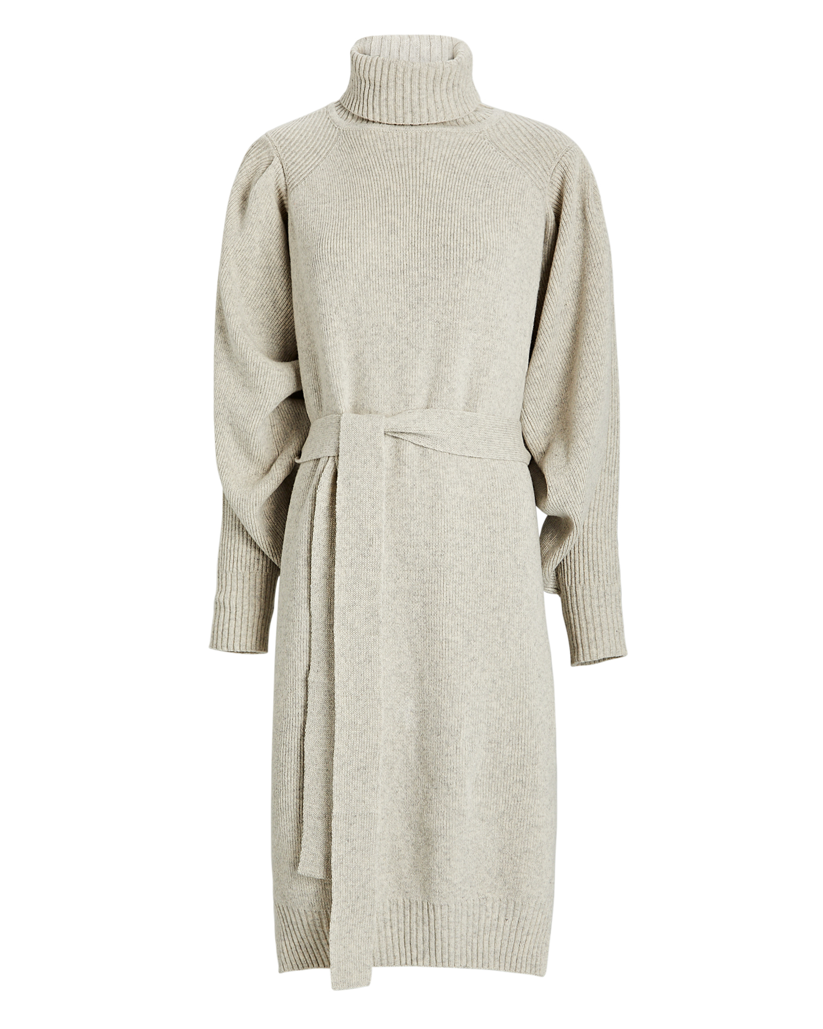 Magali Pascal Ambar Belted Midi Dress In Grey | INTERMIX®