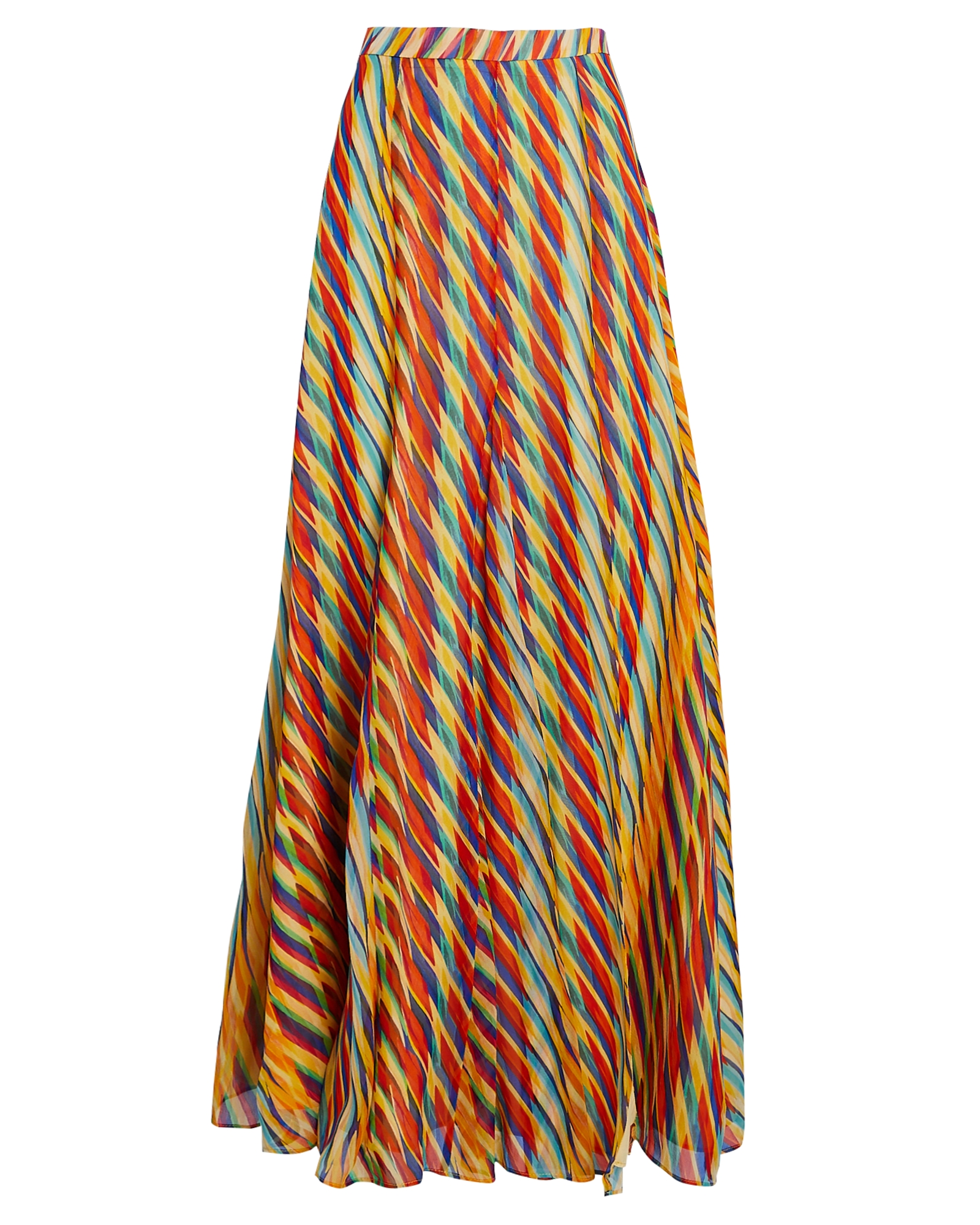 Saloni Jacqui Printed Midi Skirt | INTERMIX®
