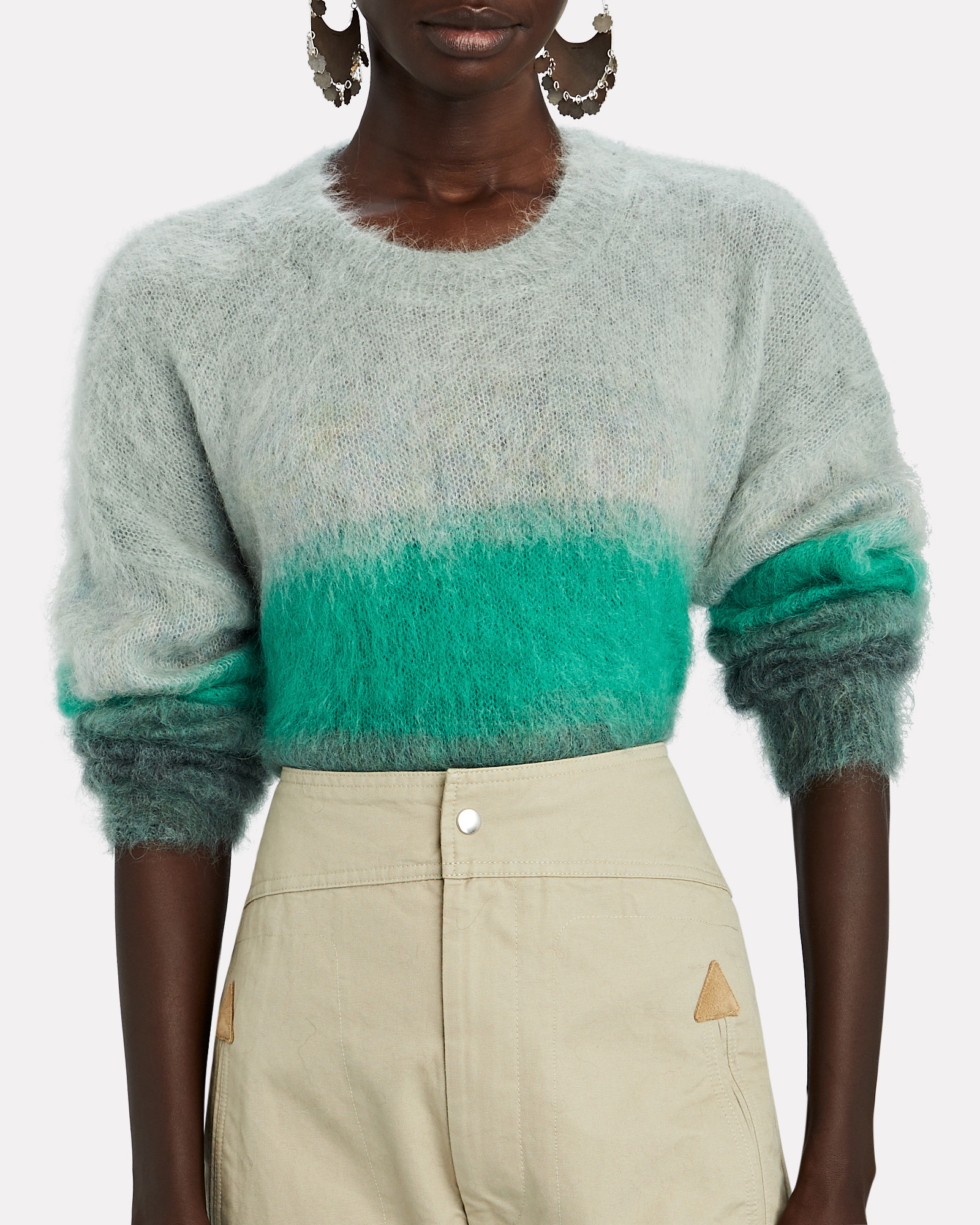 Isabel Marant Étoile Drussell Striped Mohair Sweater | INTERMIX®