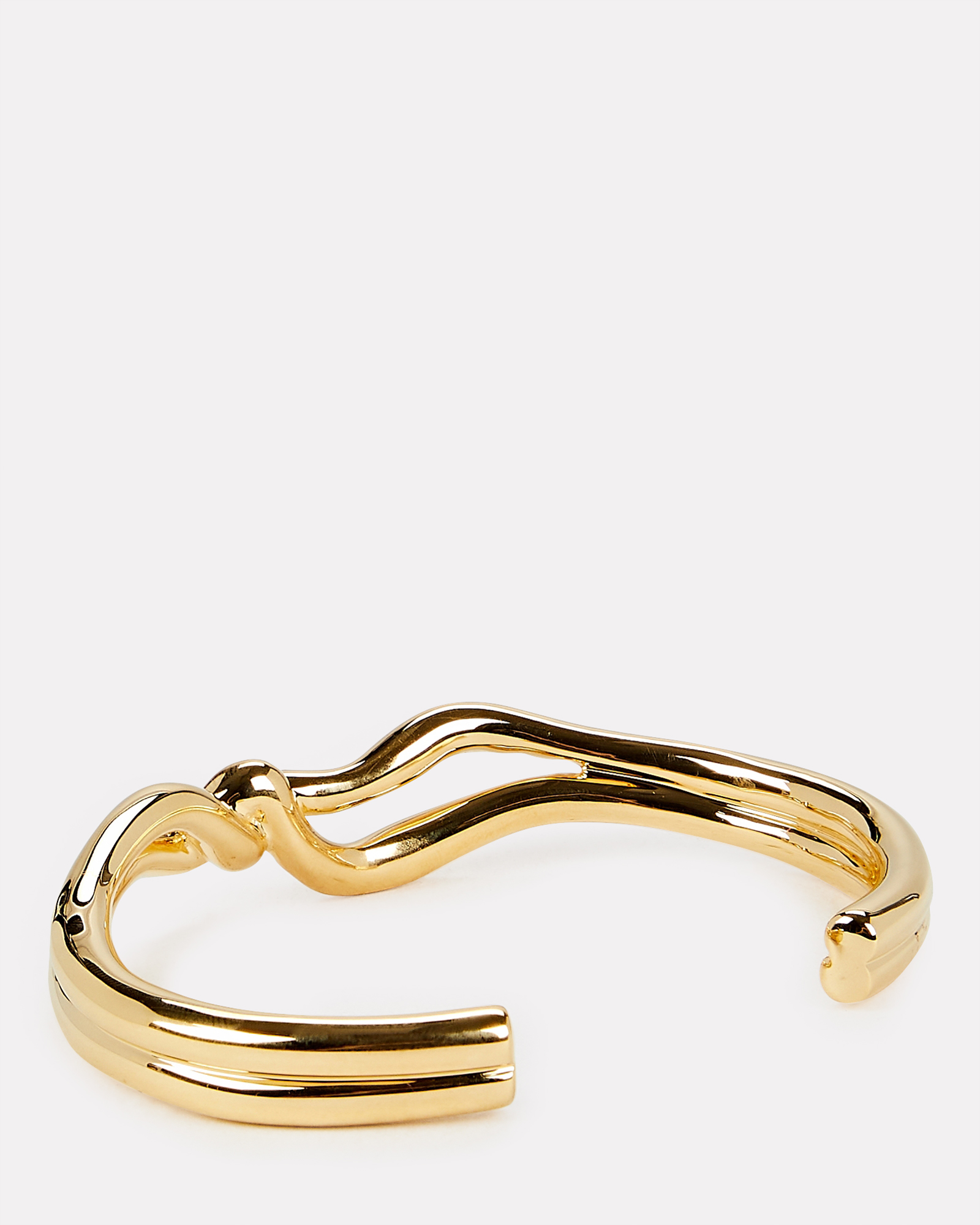 Missoma Molten Knot Double Cuff Bracelet In Gold | INTERMIX®