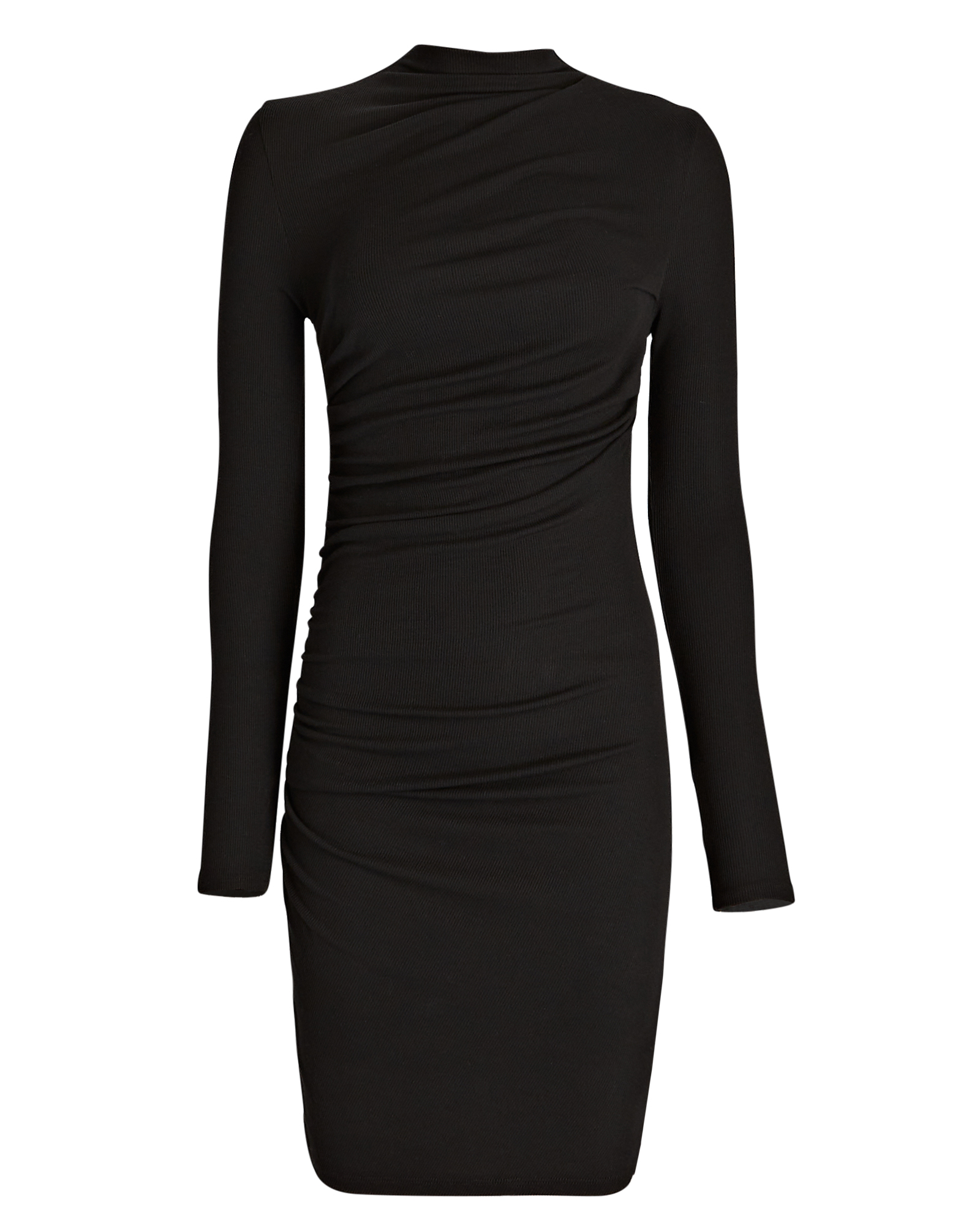 Enza Costa Knit Twist Dress In Black | INTERMIX®