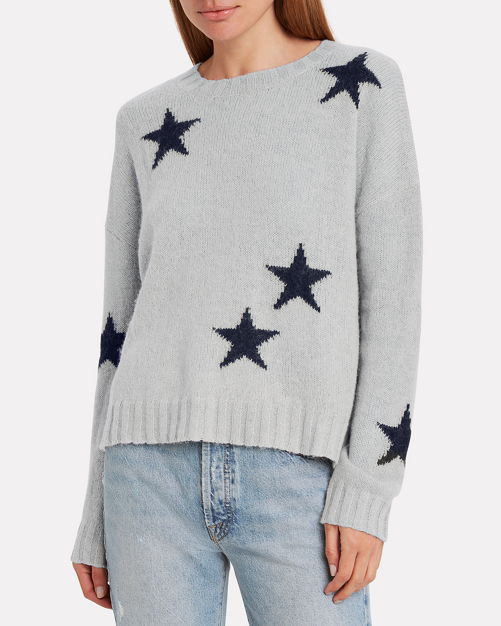 Perci Wool-Blend Star Sweater