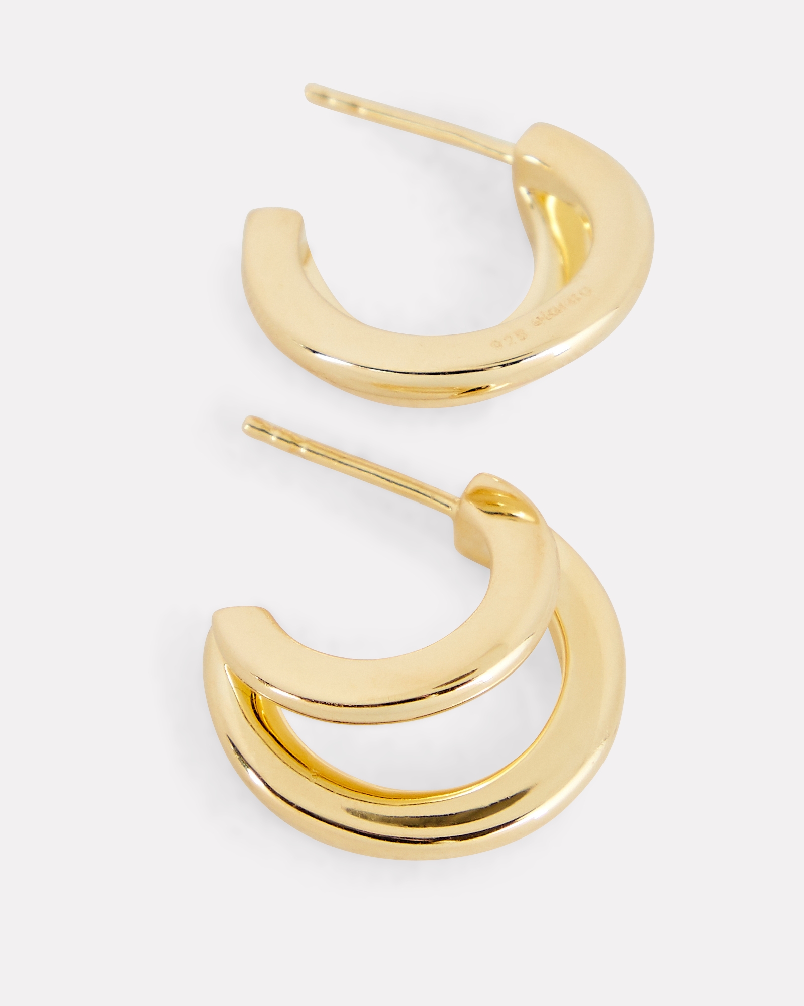 Ela Rae Double Huggie Hoop Earrings | INTERMIX®