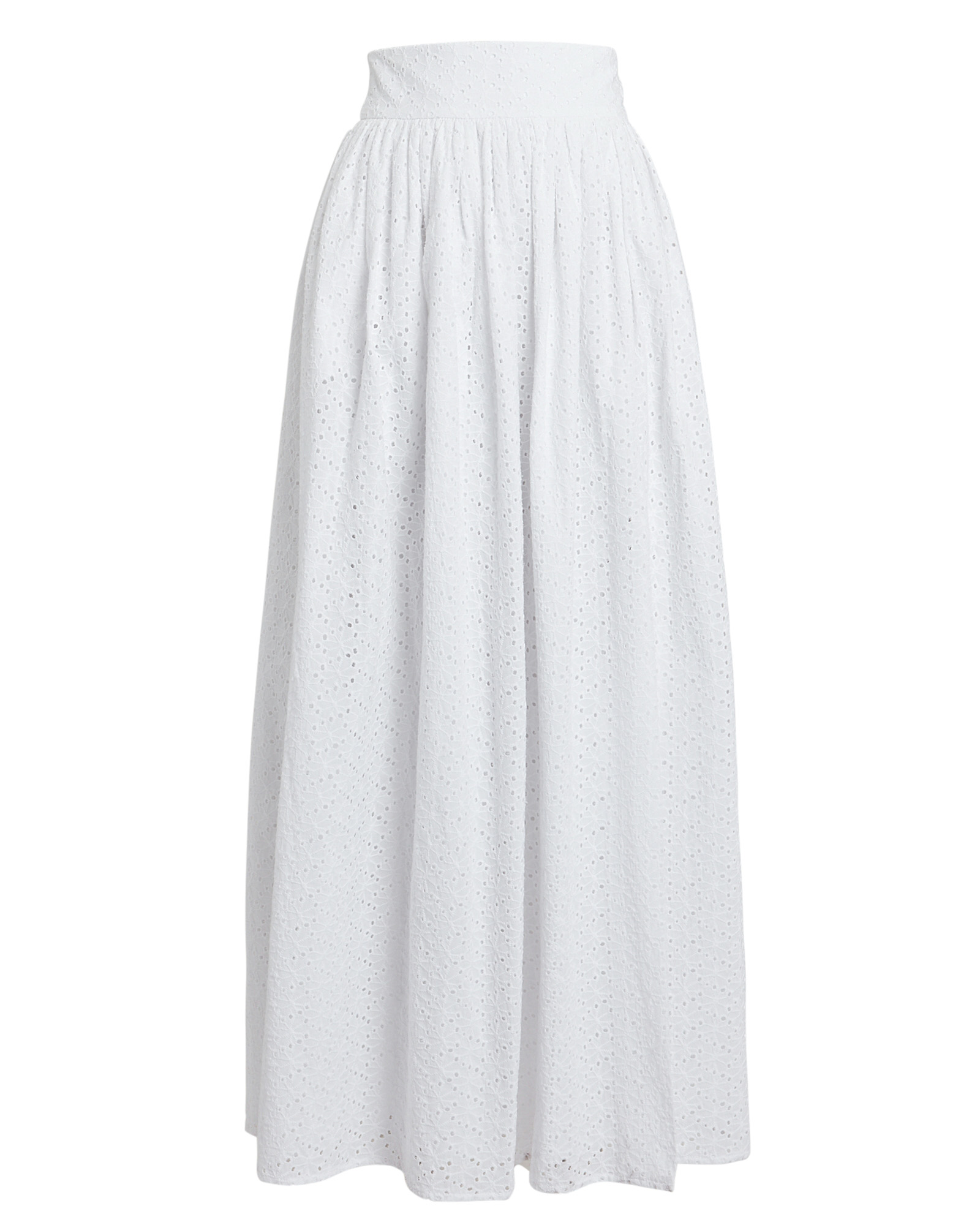 Anna Quan Sandrine Cotton Eyelet Maxi Skirt | INTERMIX®