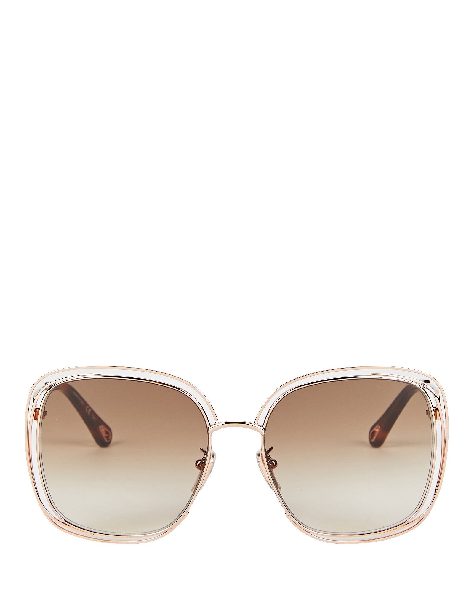 Chloé Carlina Oversized Square Sunglasses | INTERMIX®