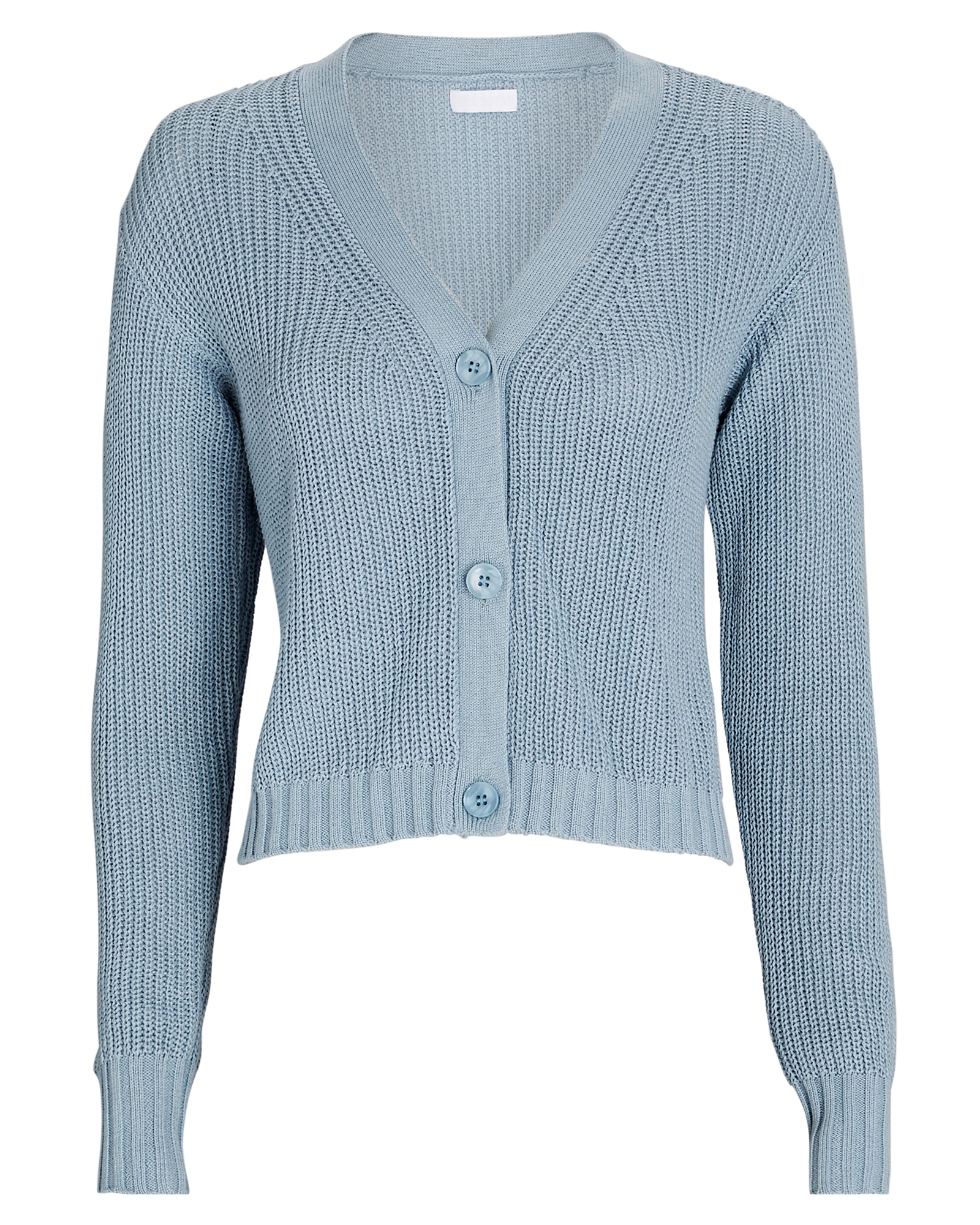 SABLYN Tati Rib Knit Cotton-Silk Cardigan | INTERMIX®