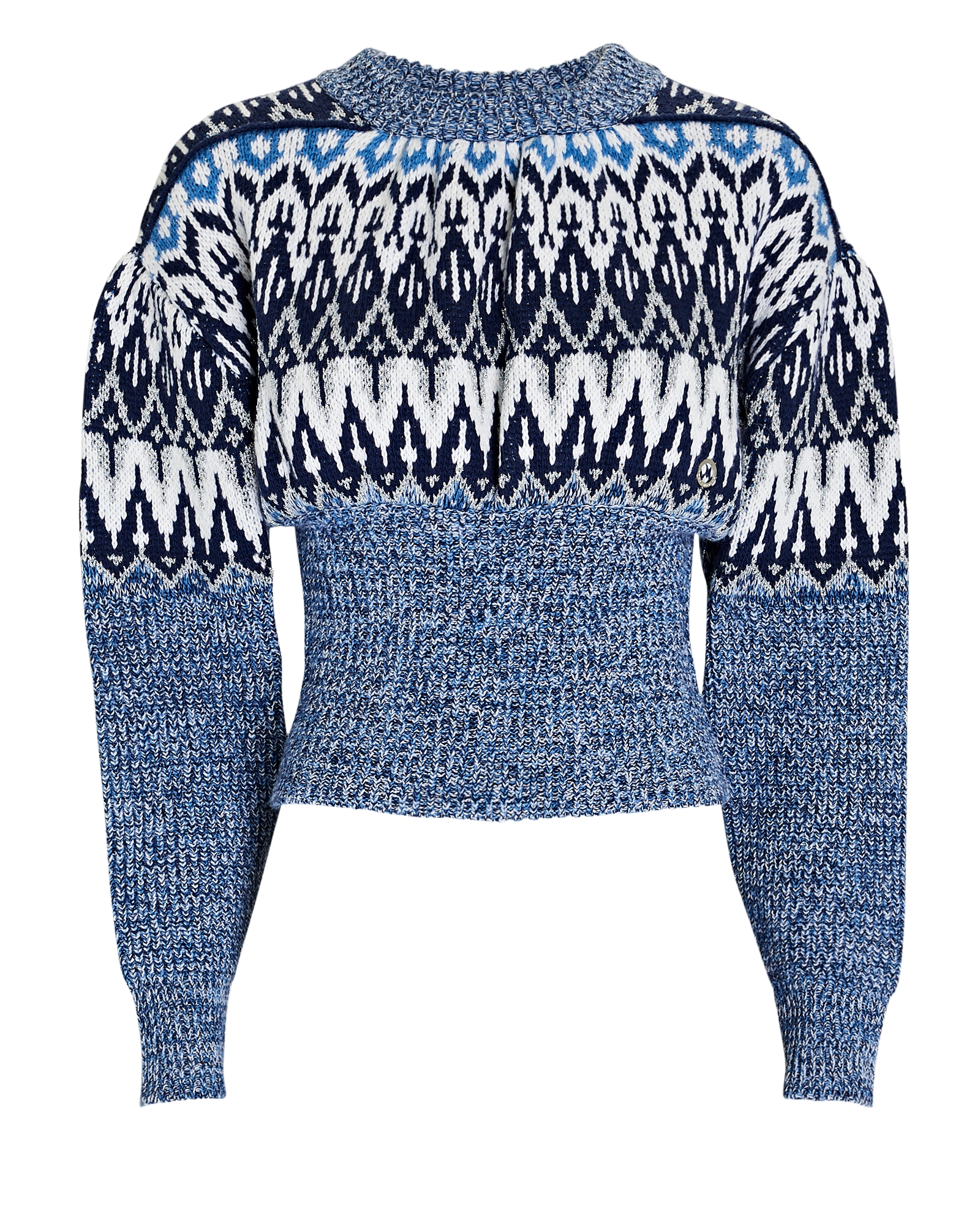 Paco Rabanne Icelandic Print Wool-Blend Sweater | INTERMIX®