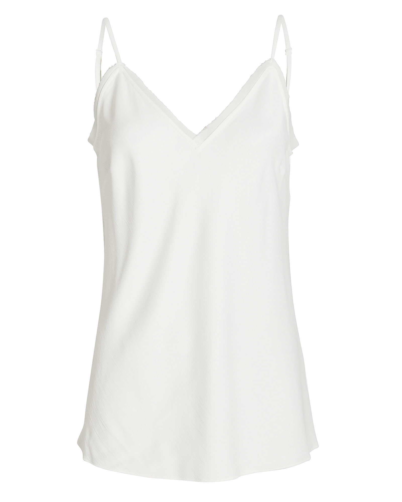 Frame Satin Lounge Camisole In White | ModeSens