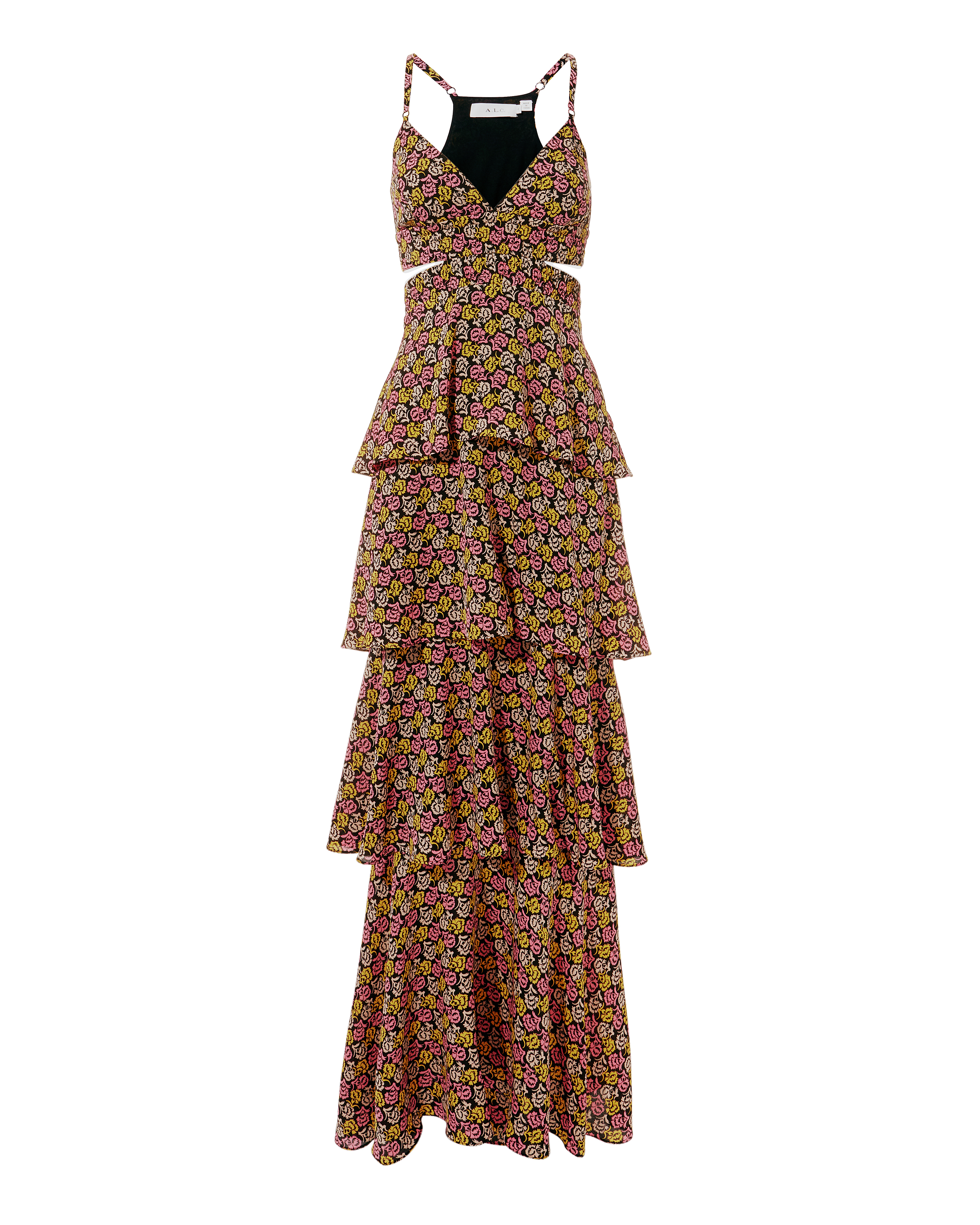 A.L.C Titus Marigold Cutout Dress,6DRES00315TITUSPML