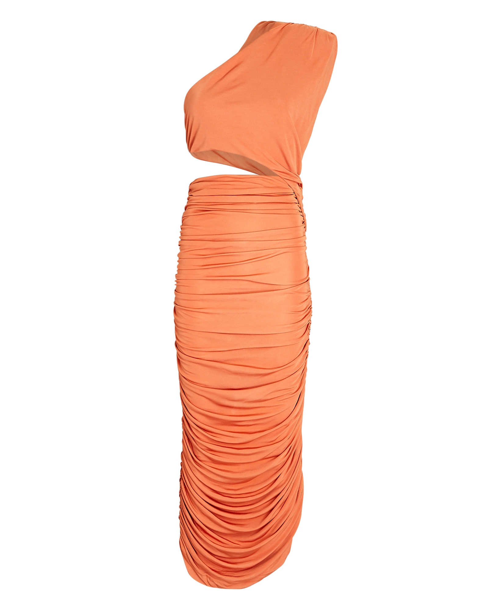 Ronny Kobo Donna Ruched Jersey Midi Dress | INTERMIX®