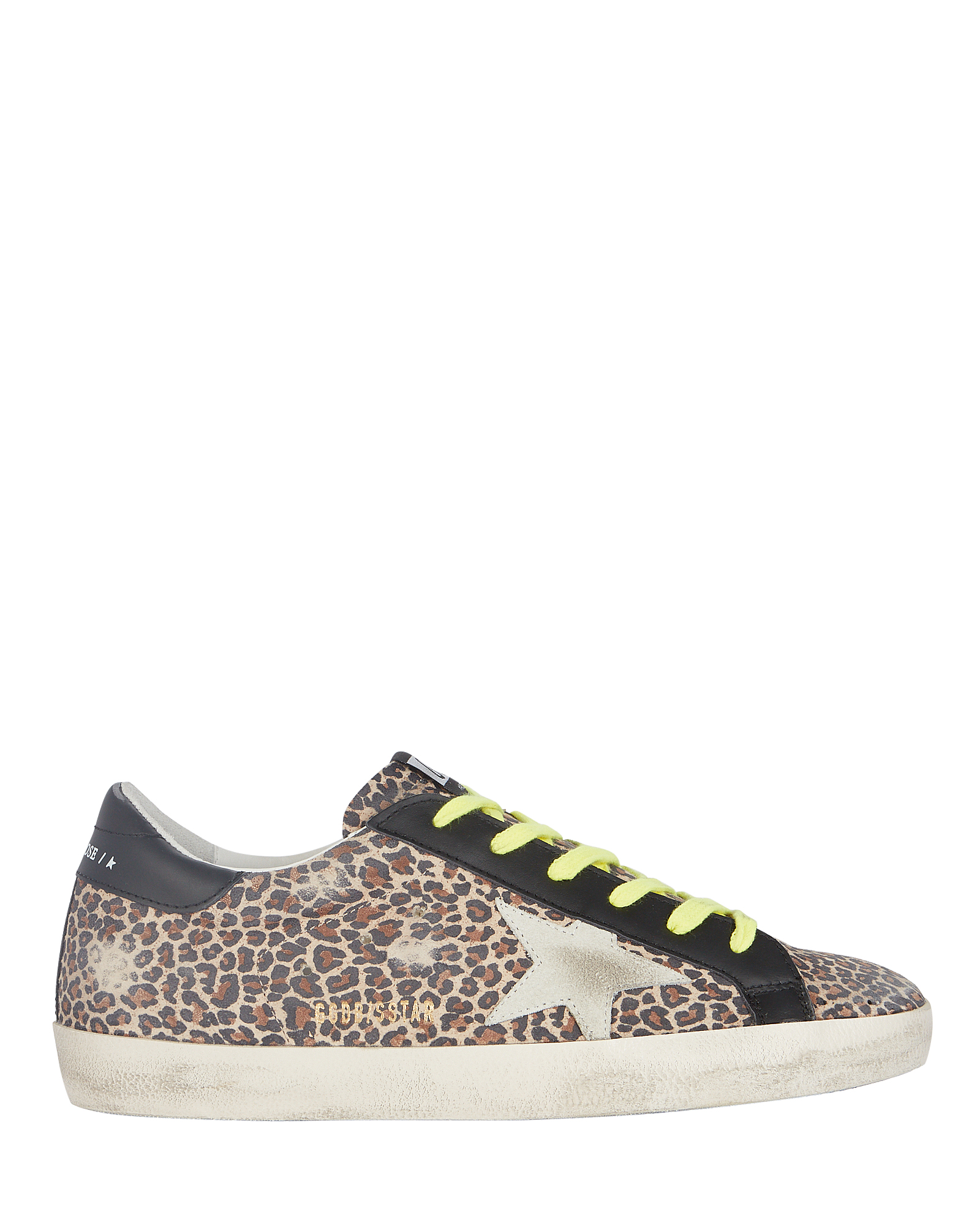 Golden Goose Superstar Leopard Sneakers | INTERMIX®