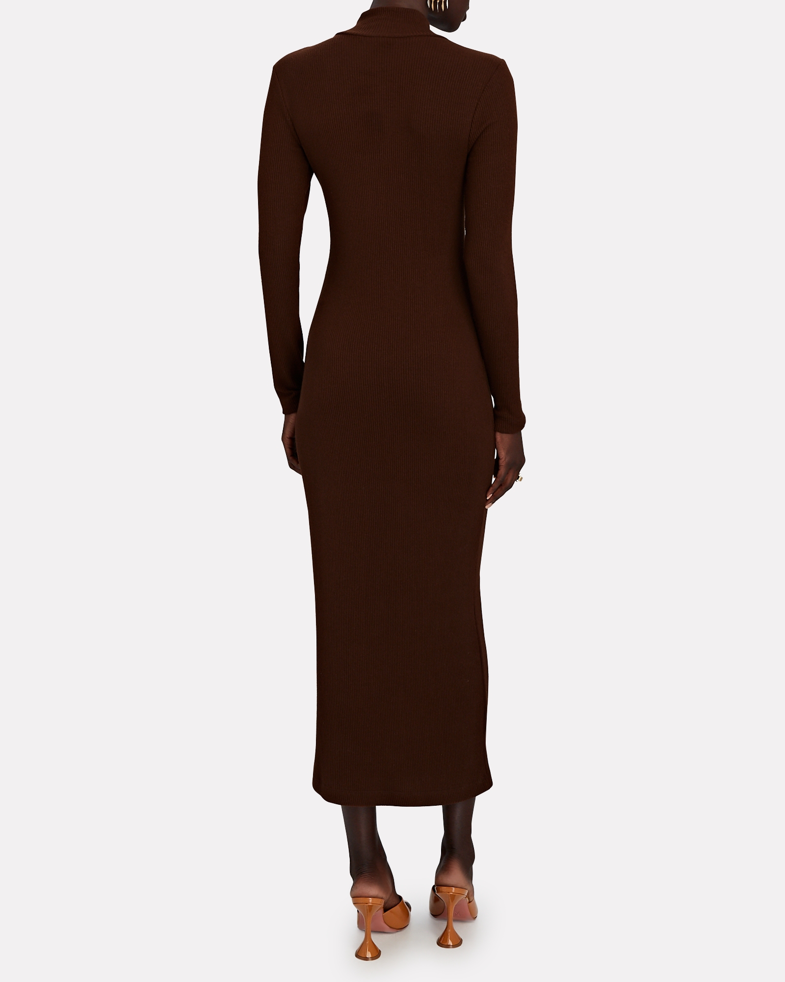 SABLYN Shawn Rib Knit Turtleneck Midi Dress | INTERMIX®