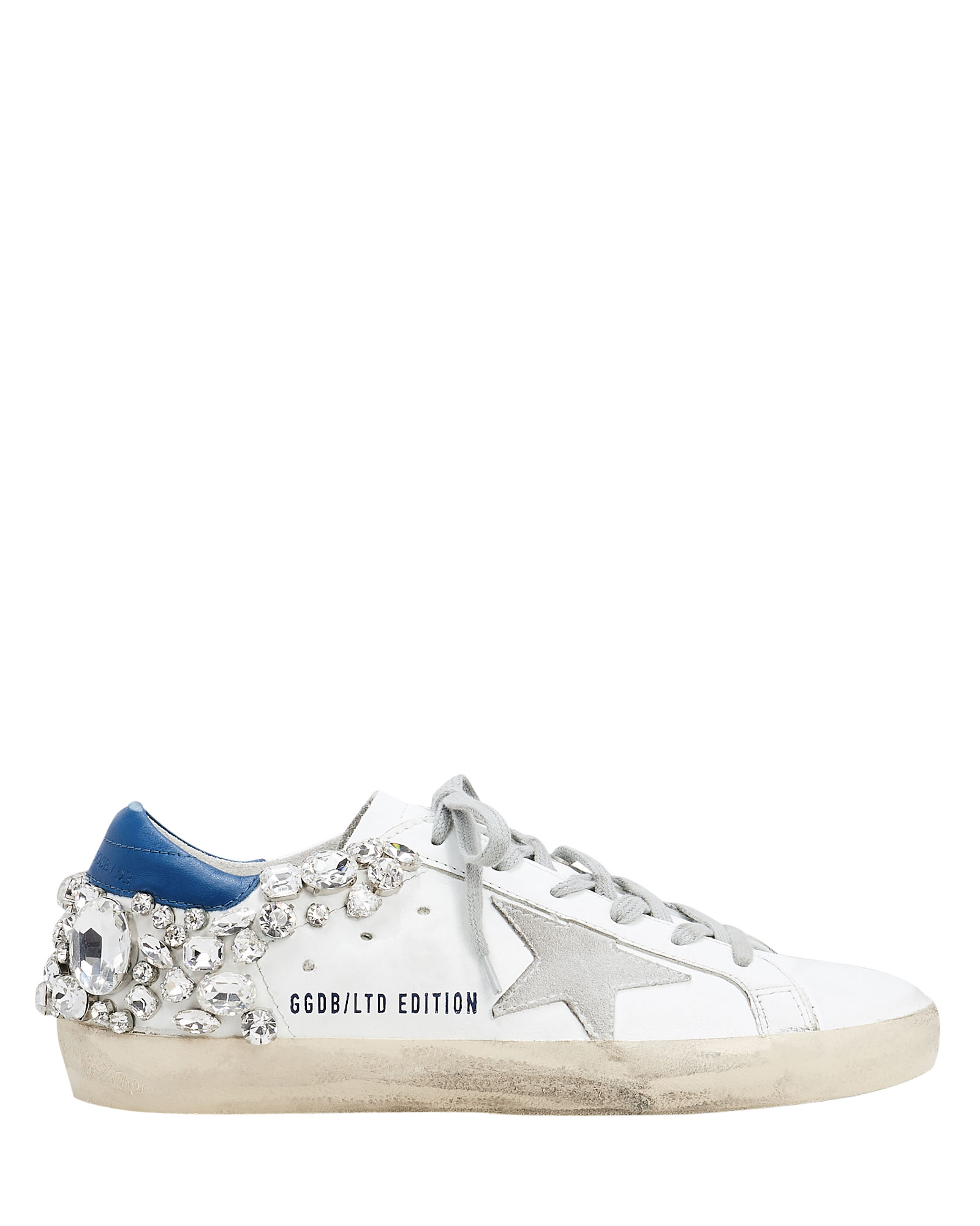Superstar Crystal Embellished Low-Top Sneakers | INTERMIX®