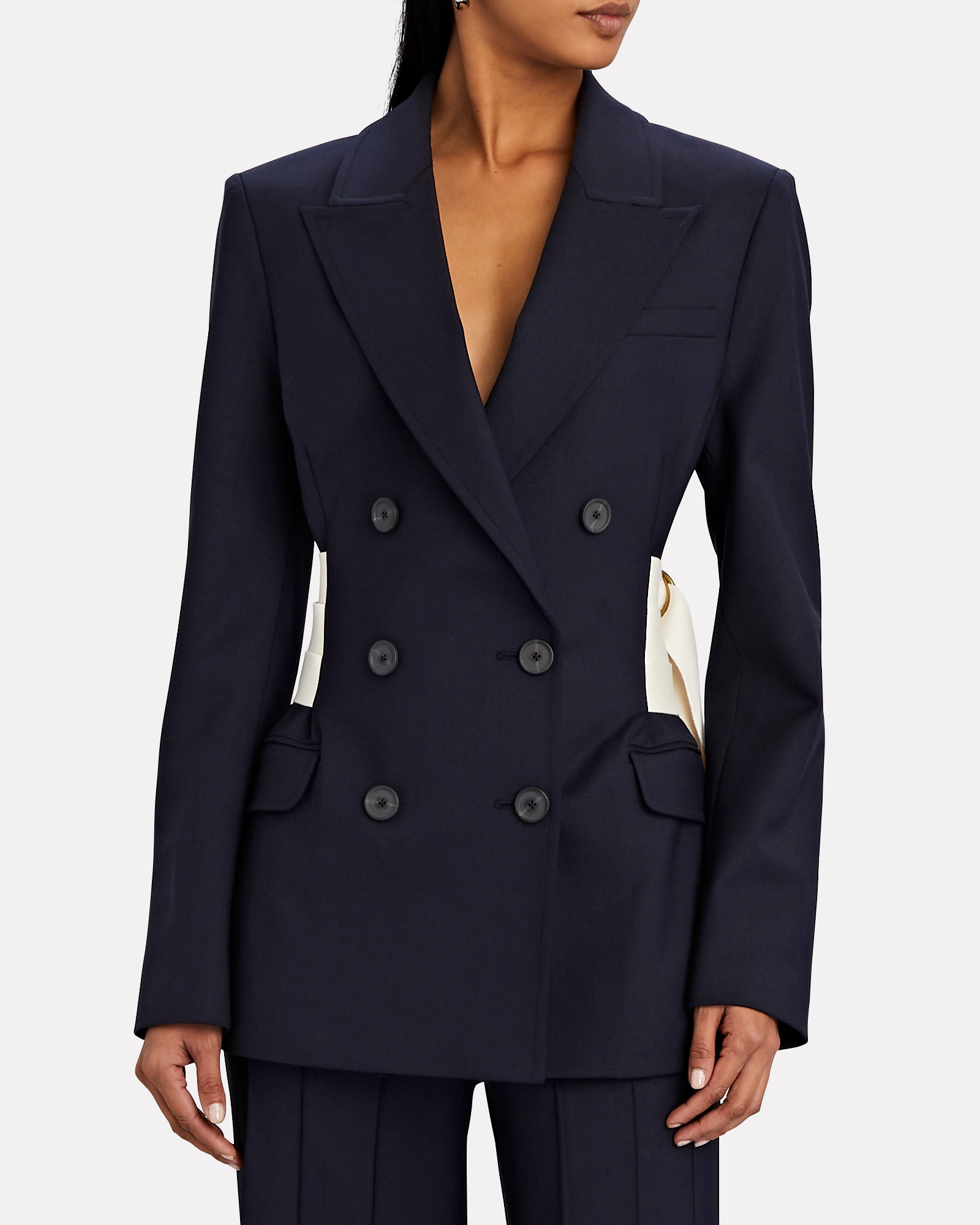 Monse Triple Belted Double-Breasted Blazer | INTERMIX®