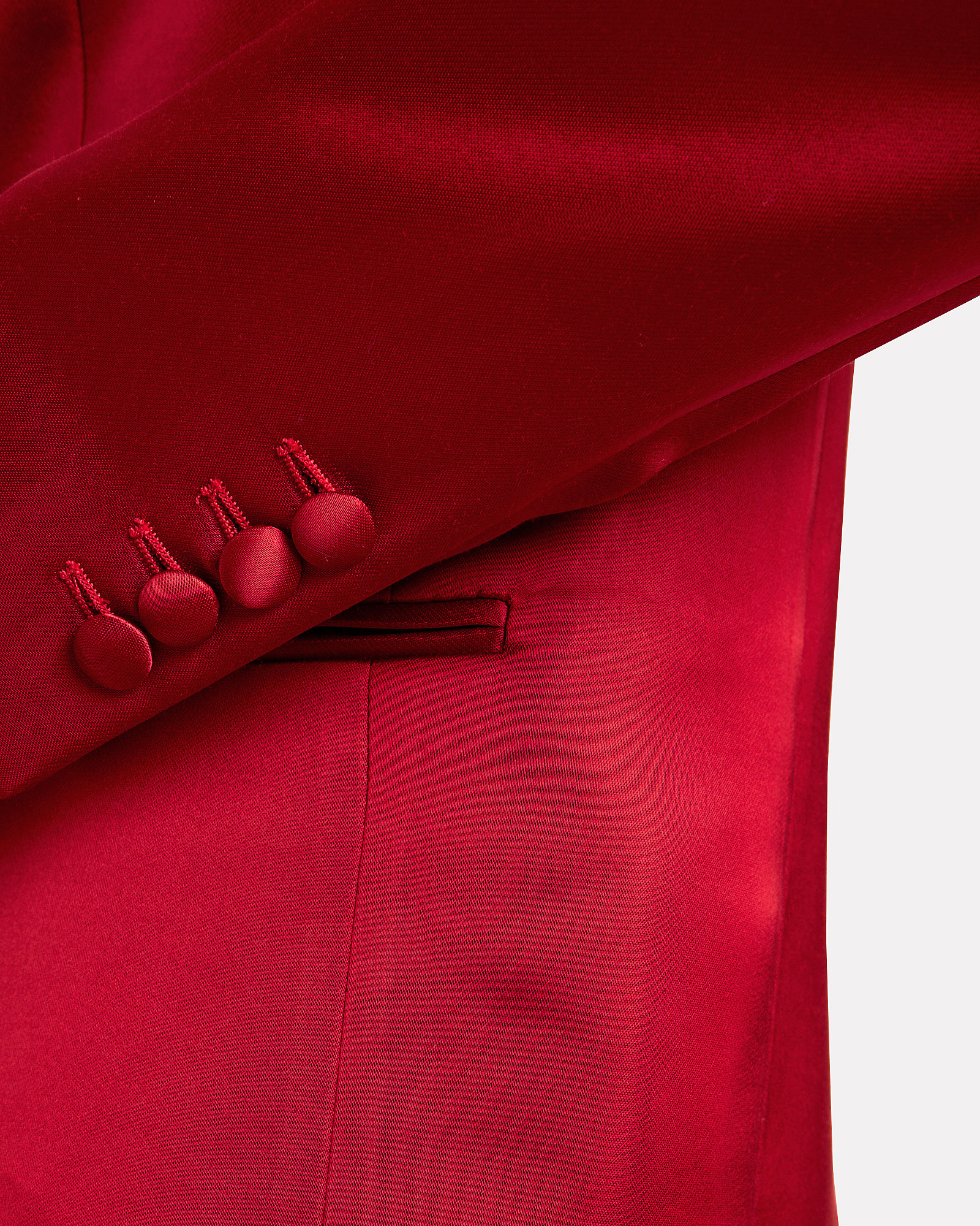 Helmut Lang | Heavy Satin Tailored Blazer | INTERMIX®