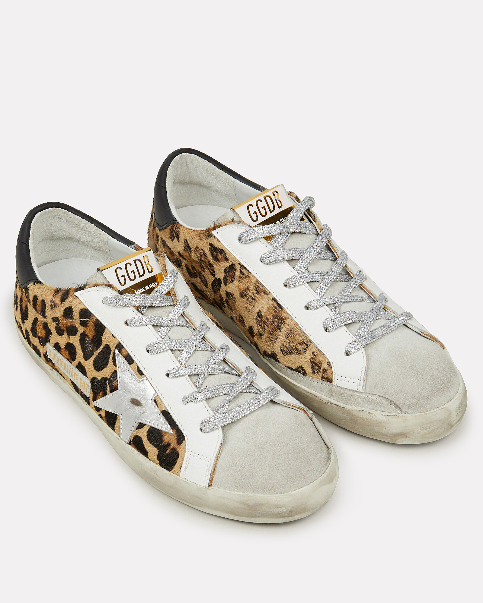 Golden Goose | Superstar Leopard Low-Top Sneakers | INTERMIX®