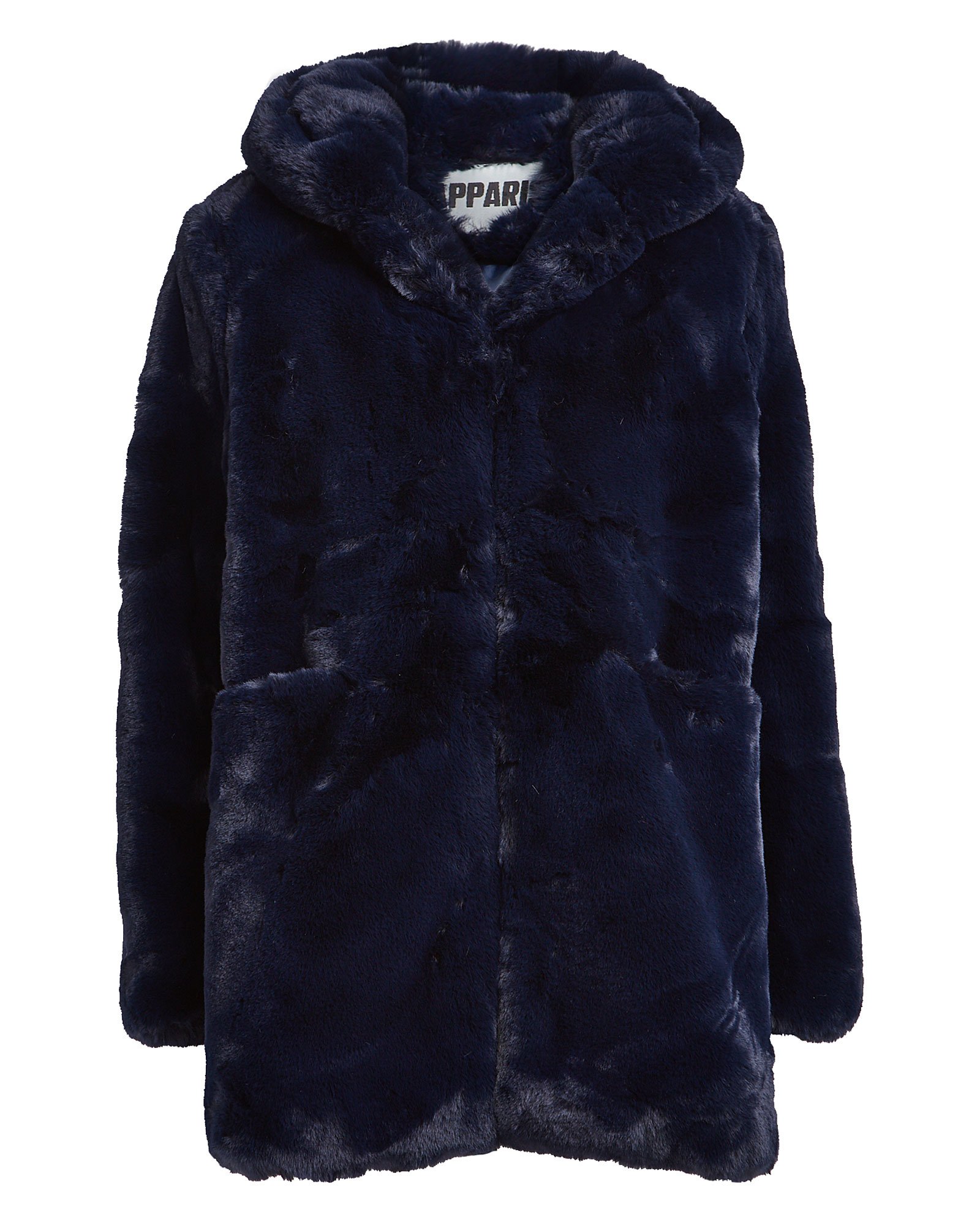 Marie Hooded Faux Fur Coat