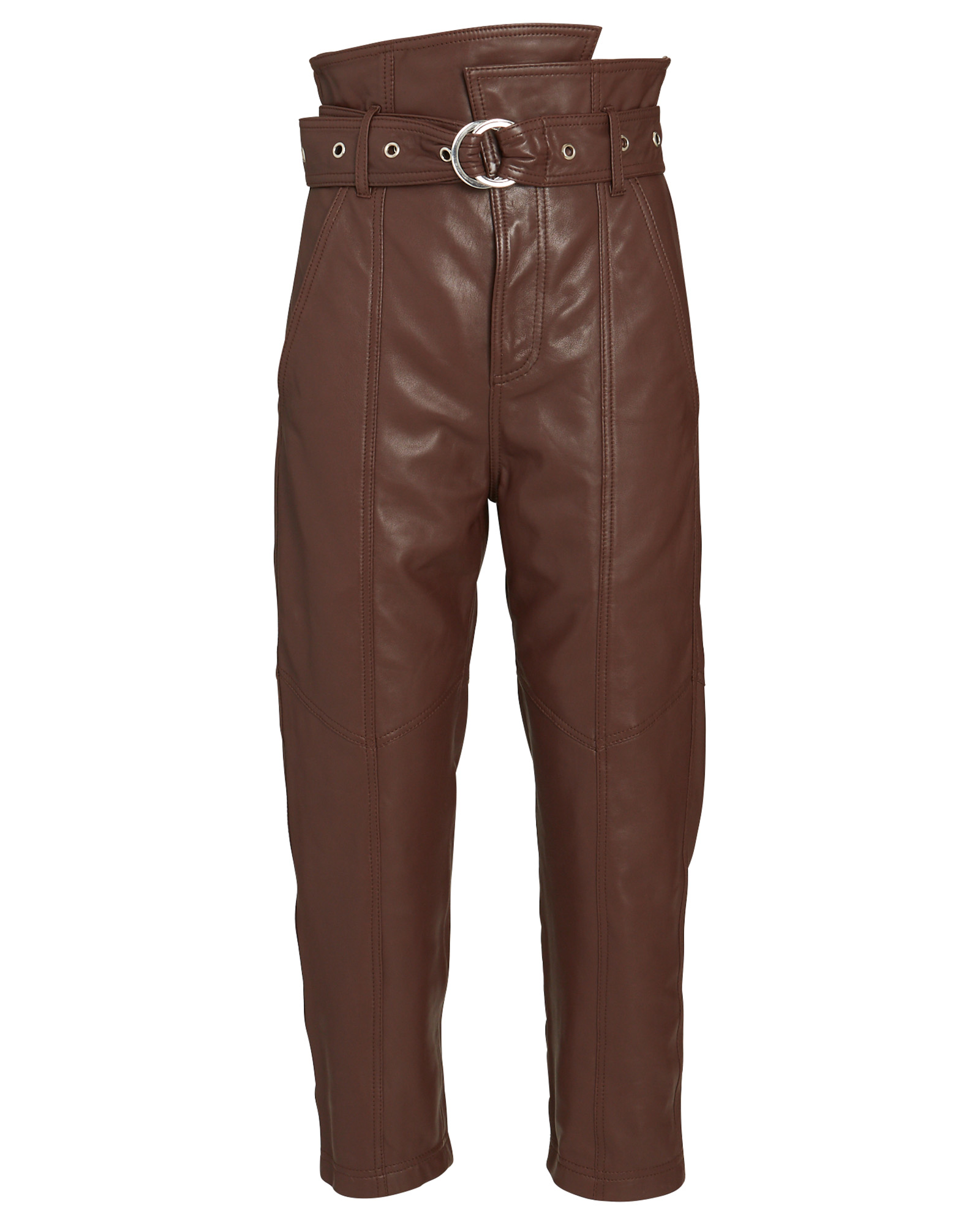 Marissa Webb Anniston Leather High-Rise Pants | INTERMIX®