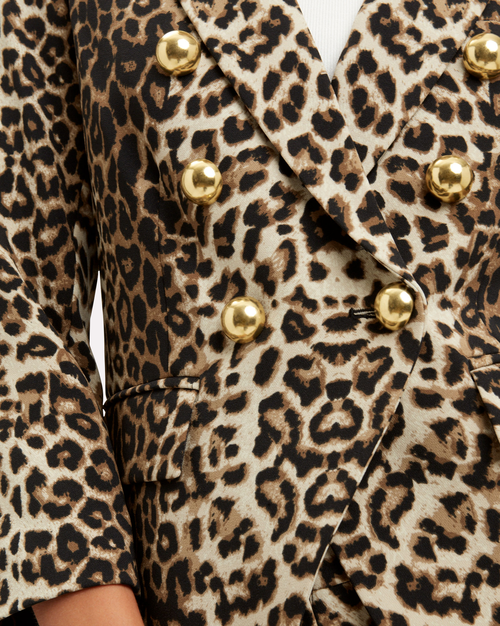 Veronica Beard Leopard Empire Dickey Jacket | INTERMIX®