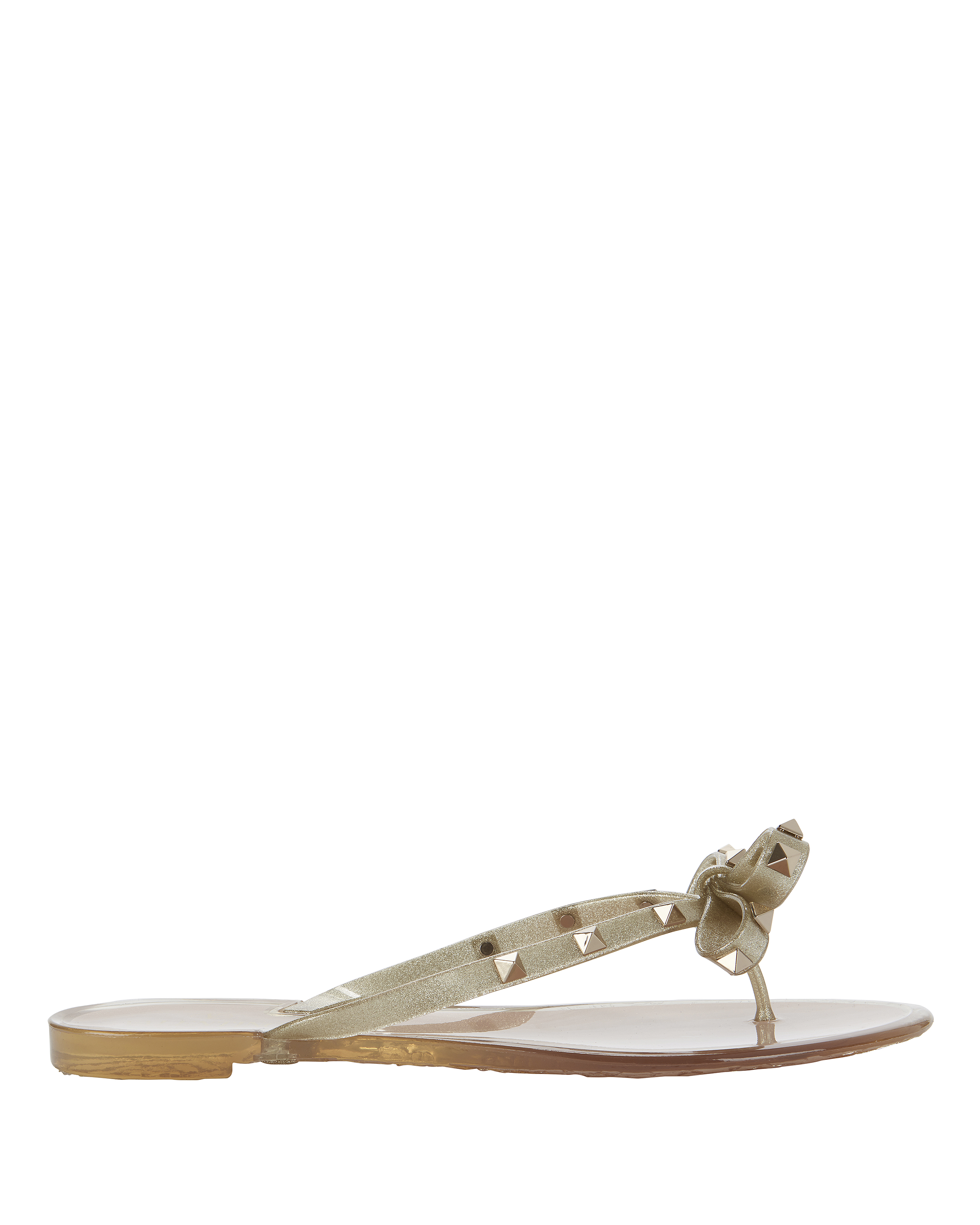 Valentino Garavani Rockstud Jelly Bow Sandals | INTERMIX®