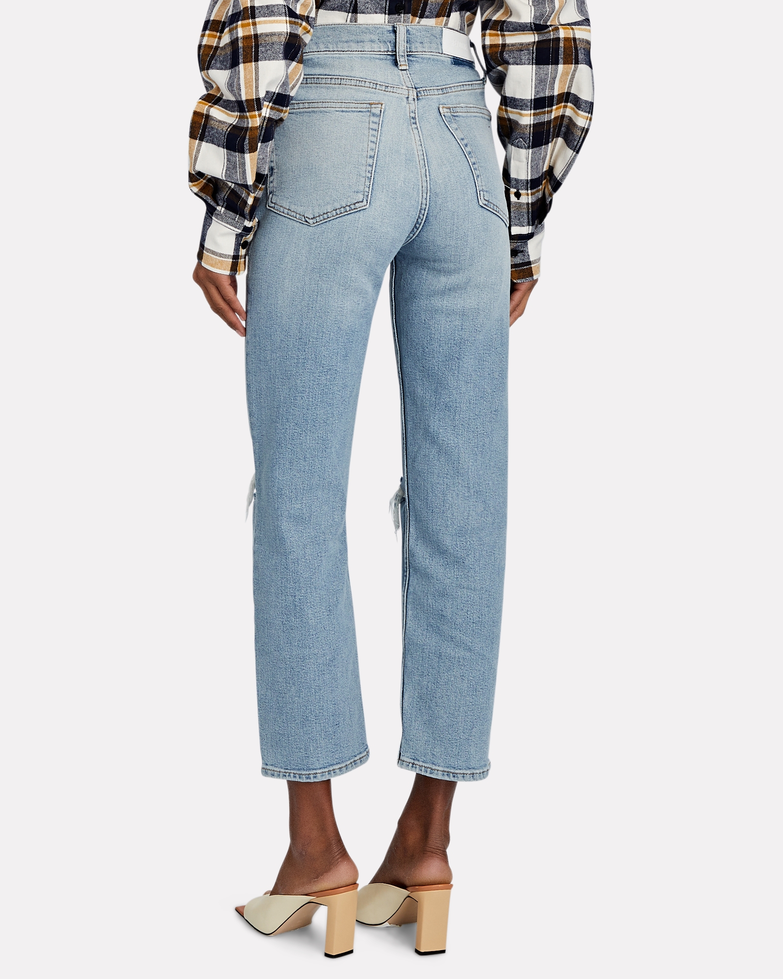 RE/DONE 70s High-Rise Stove Pipe Jeans | INTERMIX®