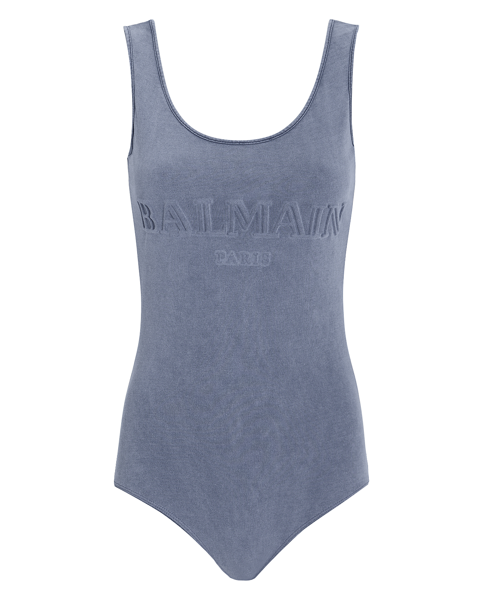 BALMAIN Embroidered Logo Bodysuit,RF00926J090-6FC