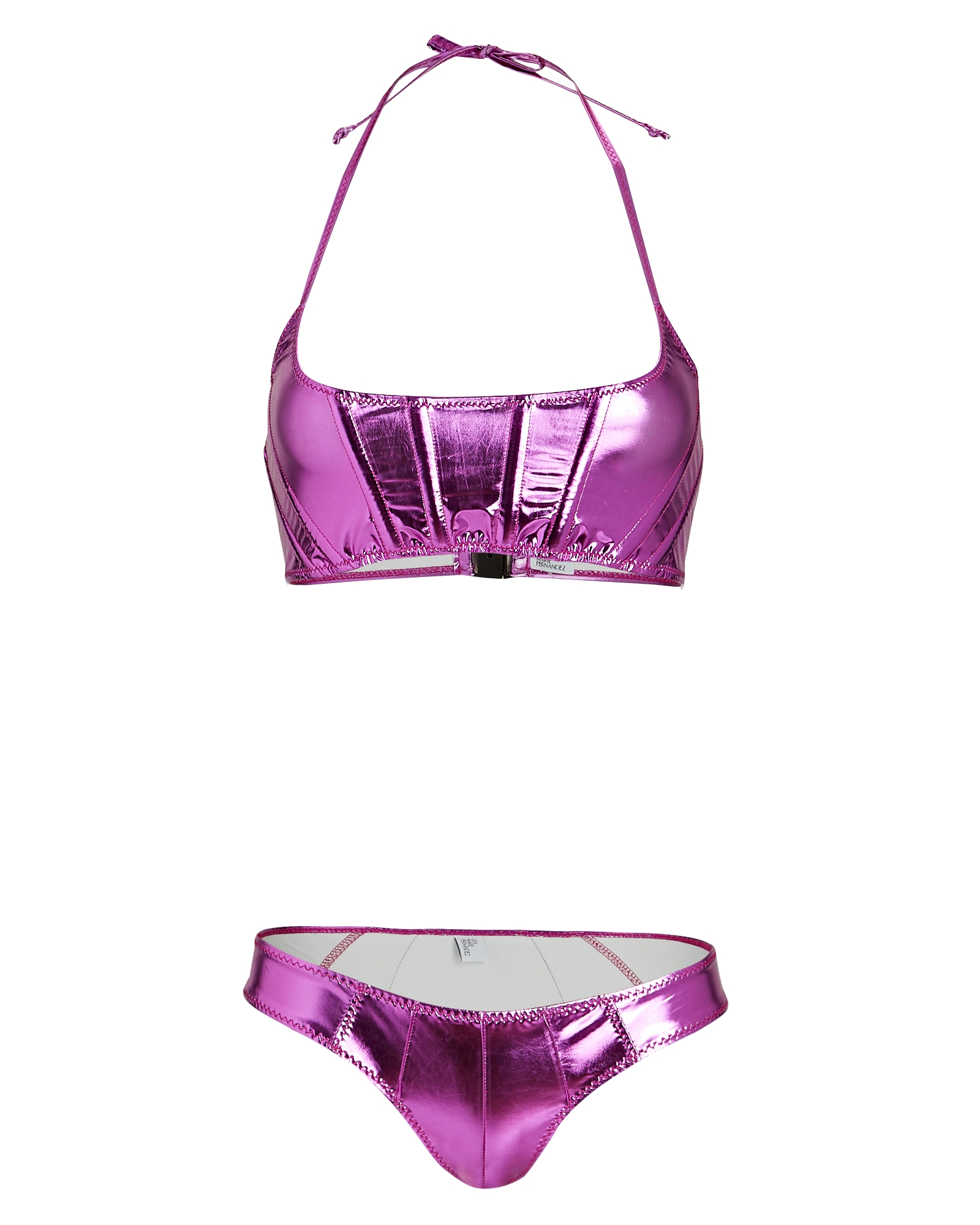 Lisa Marie Fernandez Corset PVC Bikini Set | INTERMIX®