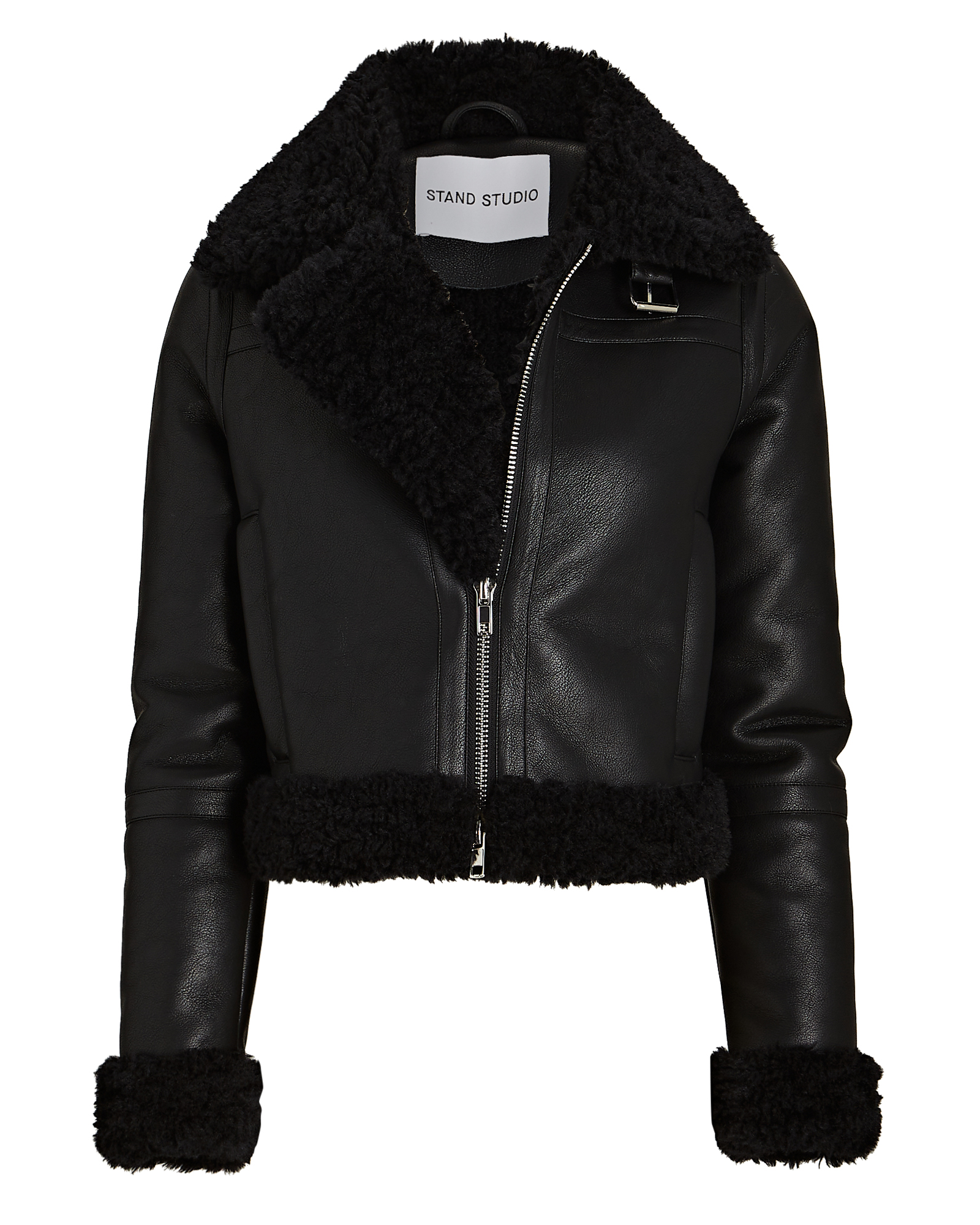 STAND Lorelle Faux Leather Jacket | INTERMIX®