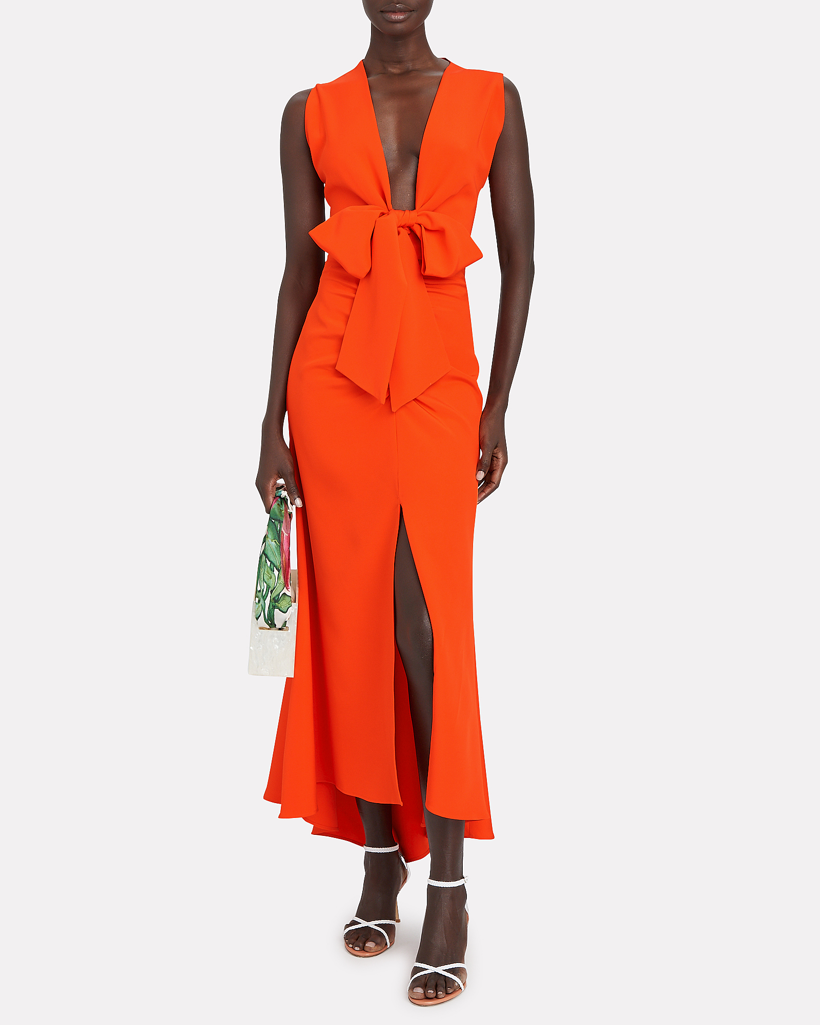 Silvia Tcherassi Cartagena Silk Bow Dress | INTERMIX®