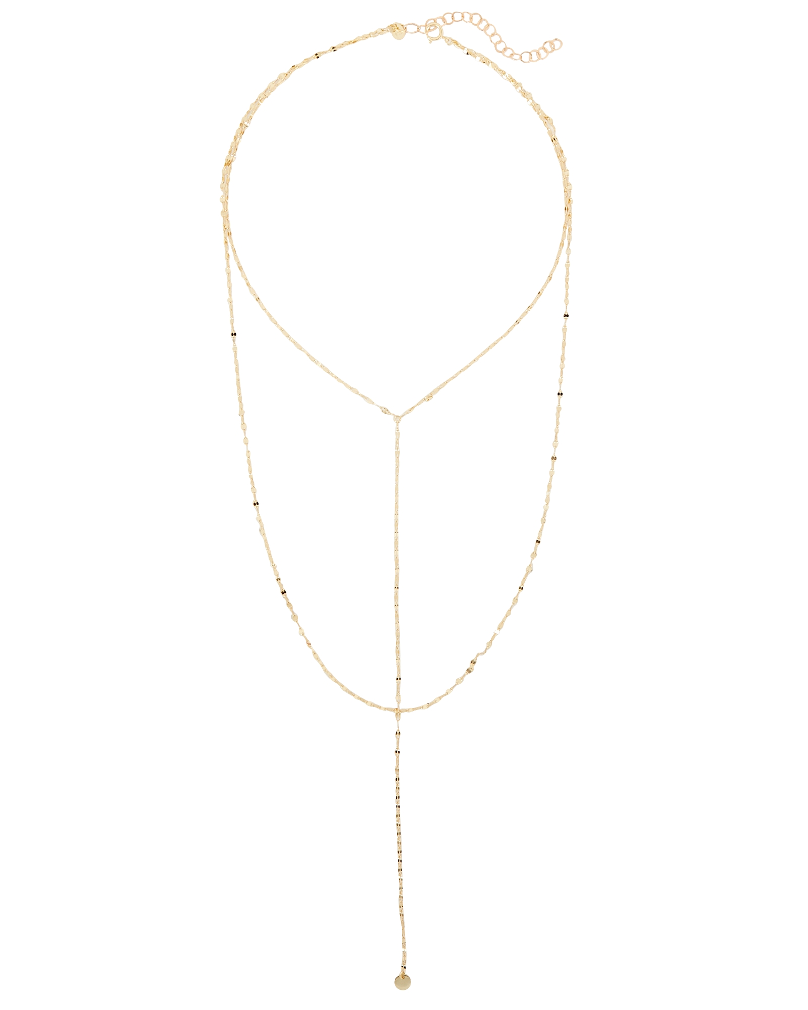 Jordan Road Jewelry Bali Layered Lariat Necklace In Gold