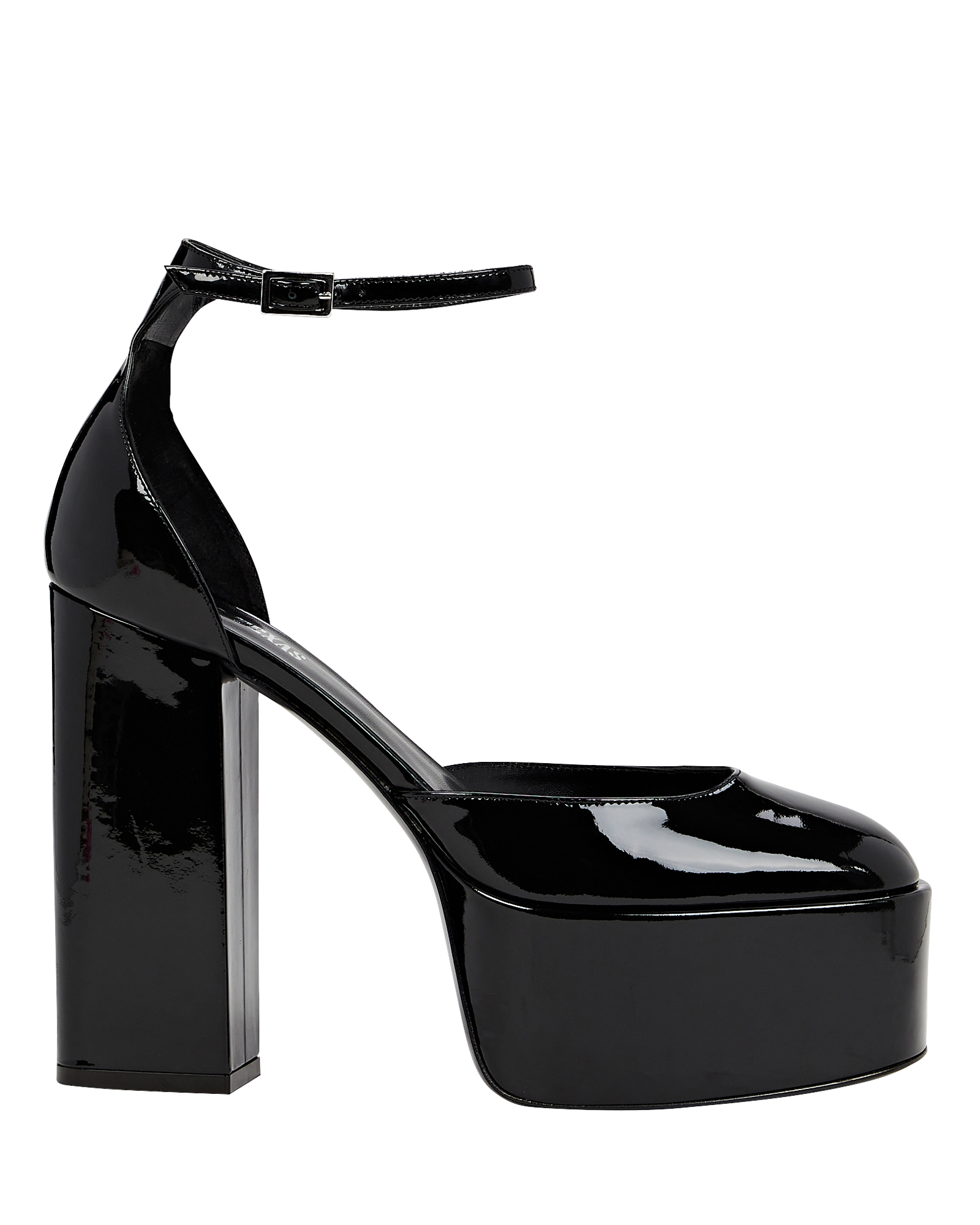 Paris Texas Patent-Leather Platform Sandals In Black | INTERMIX®