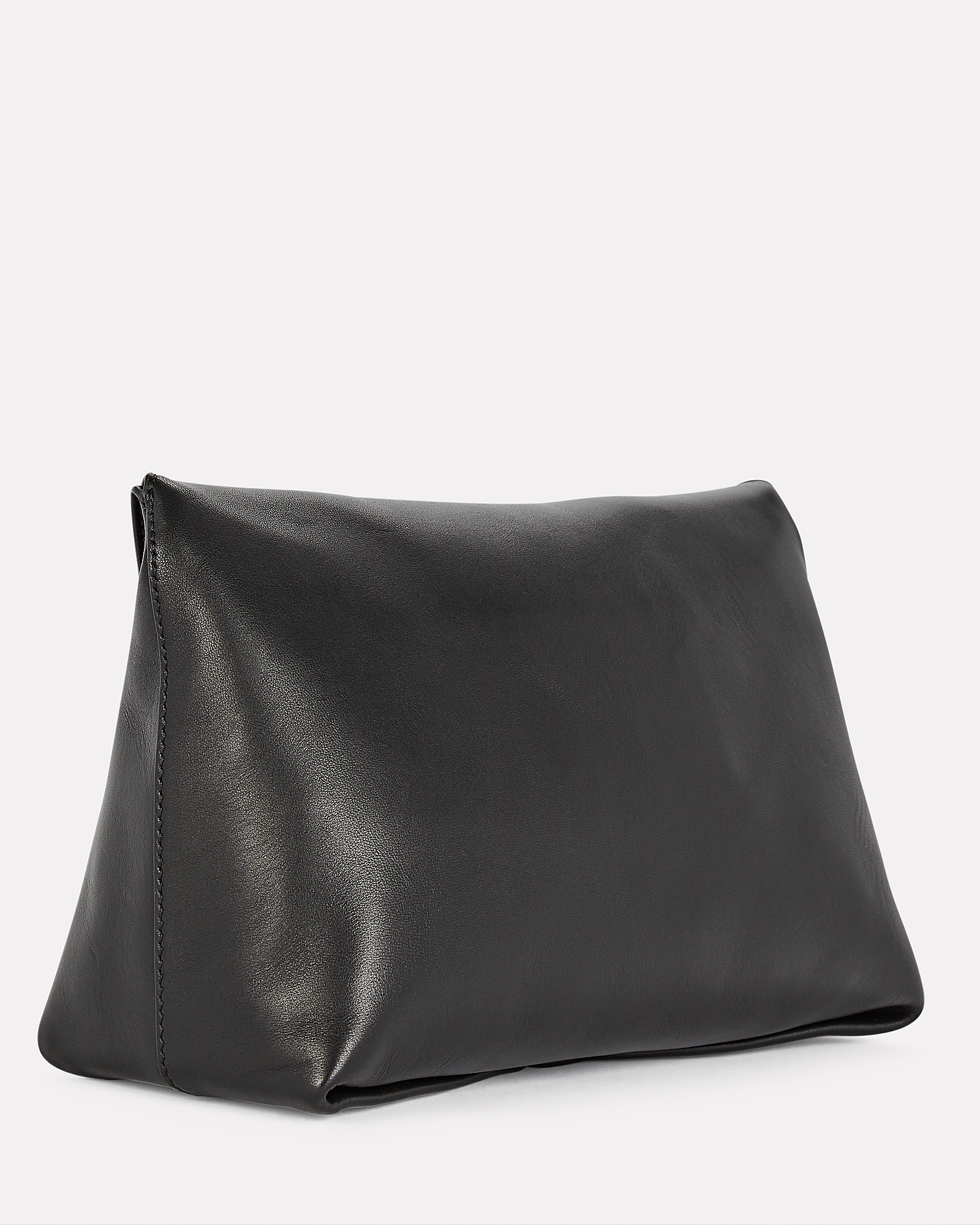 Alexander McQueen Skull Four Ring Leather Pouch | INTERMIX®