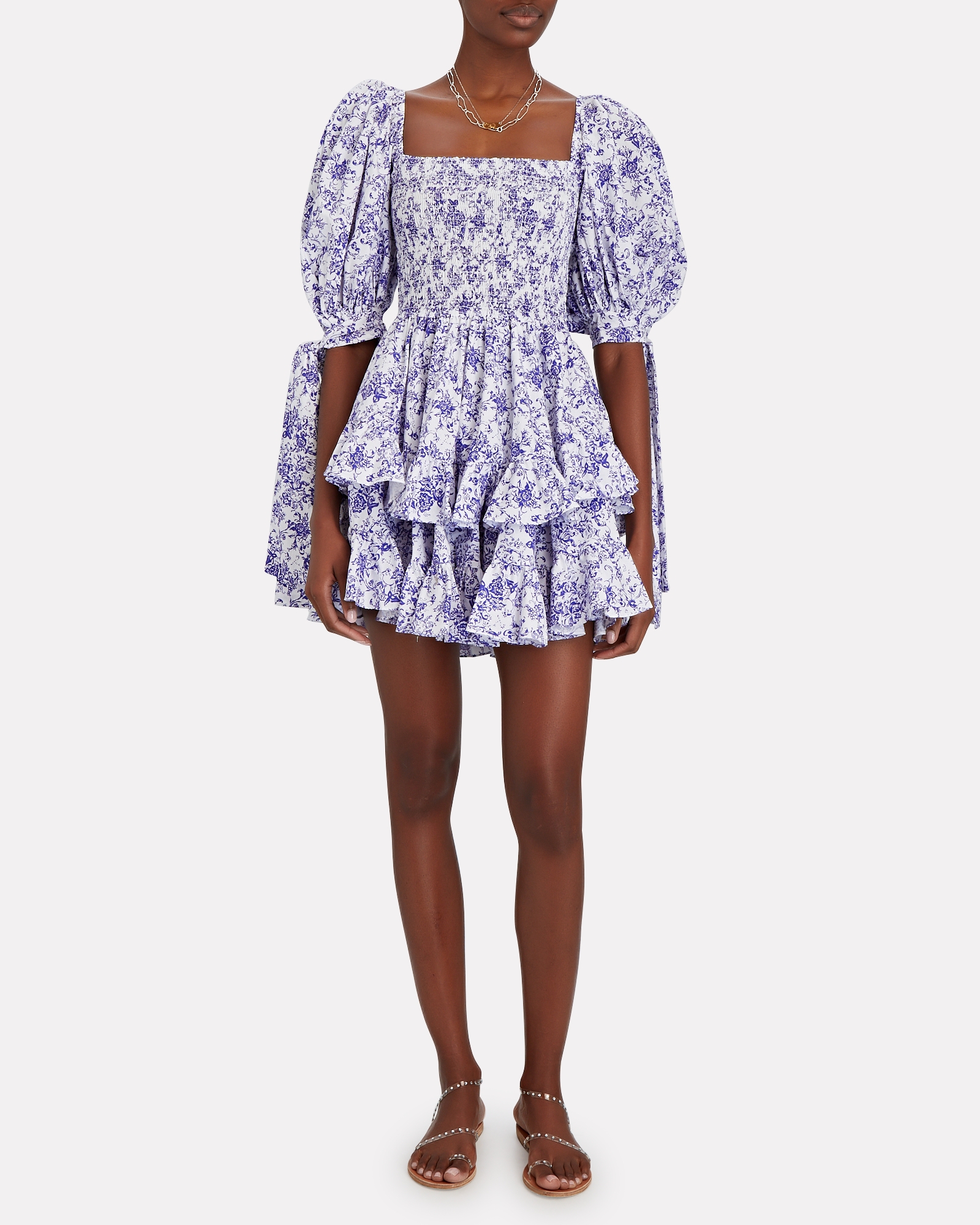 Caroline Constas Finley Ruffled Mini Dress | INTERMIX®