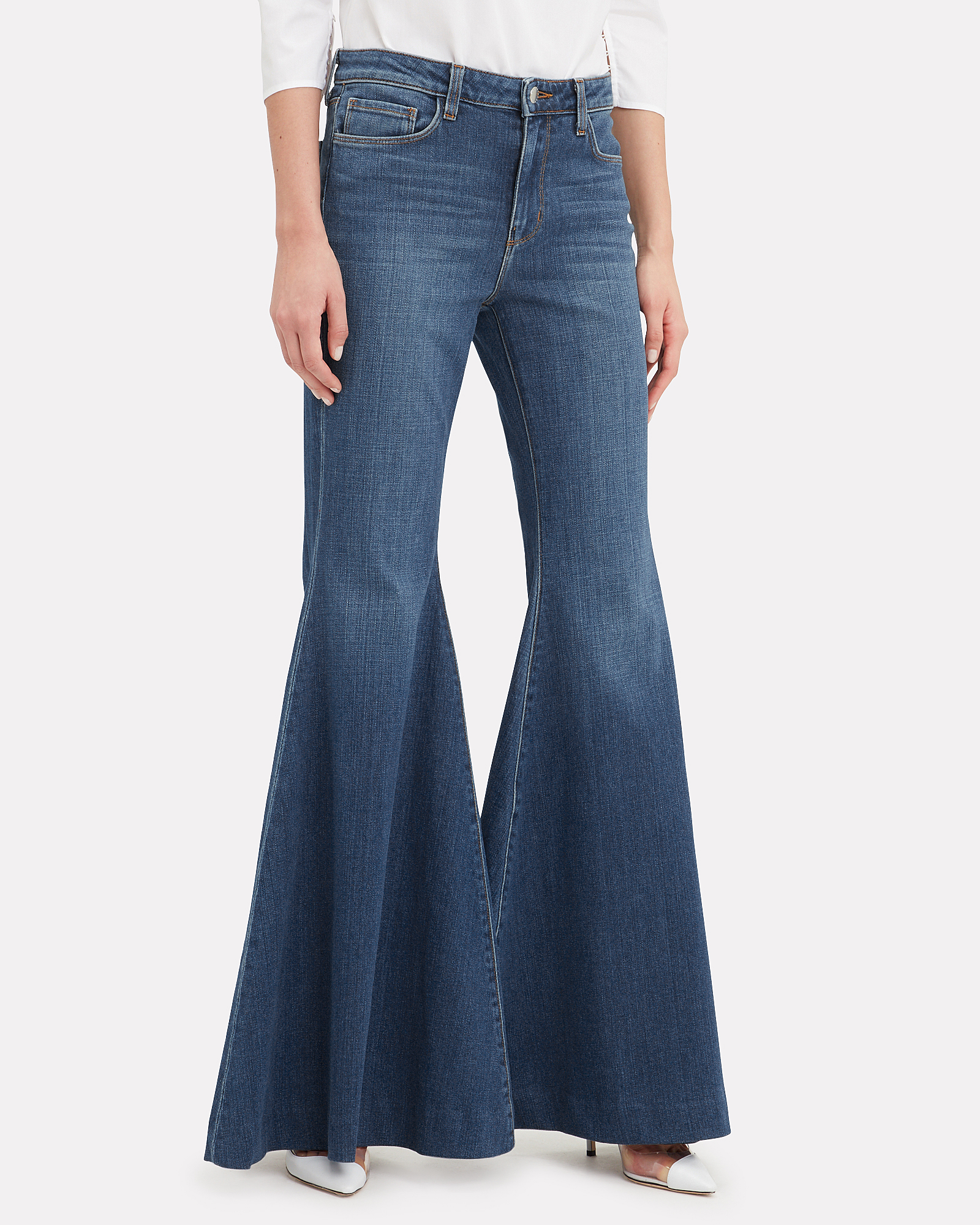 Lorde High-Rise Flare Jeans | INTERMIX®