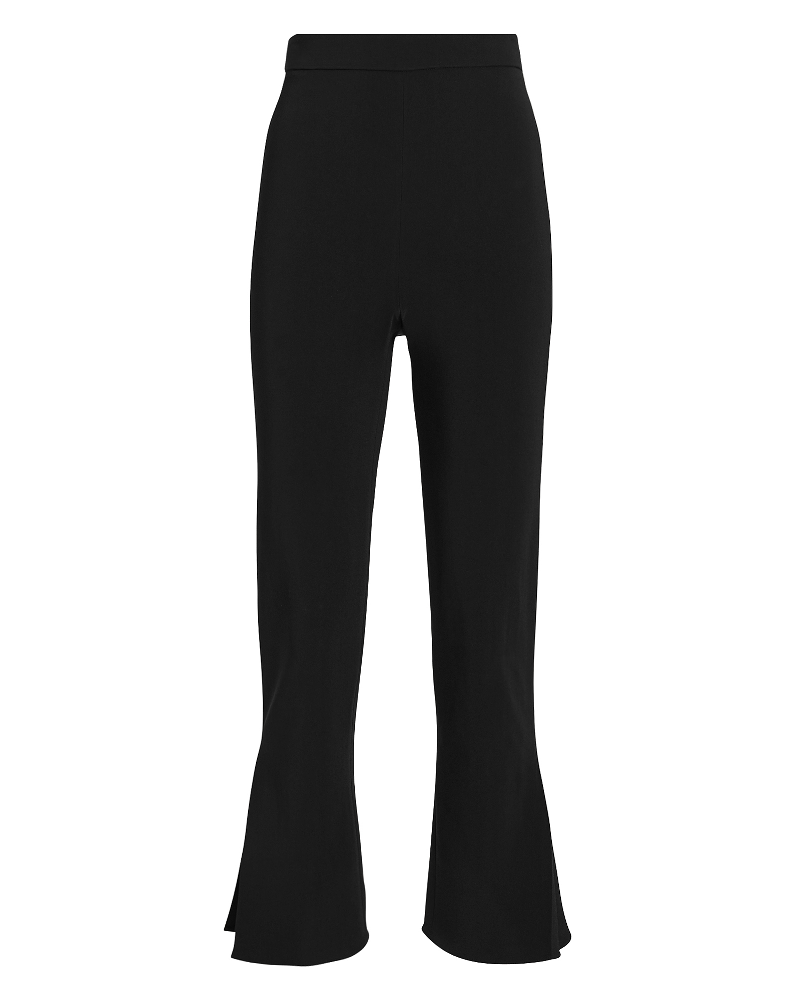 High-Rise Cropped Stretch Pants
