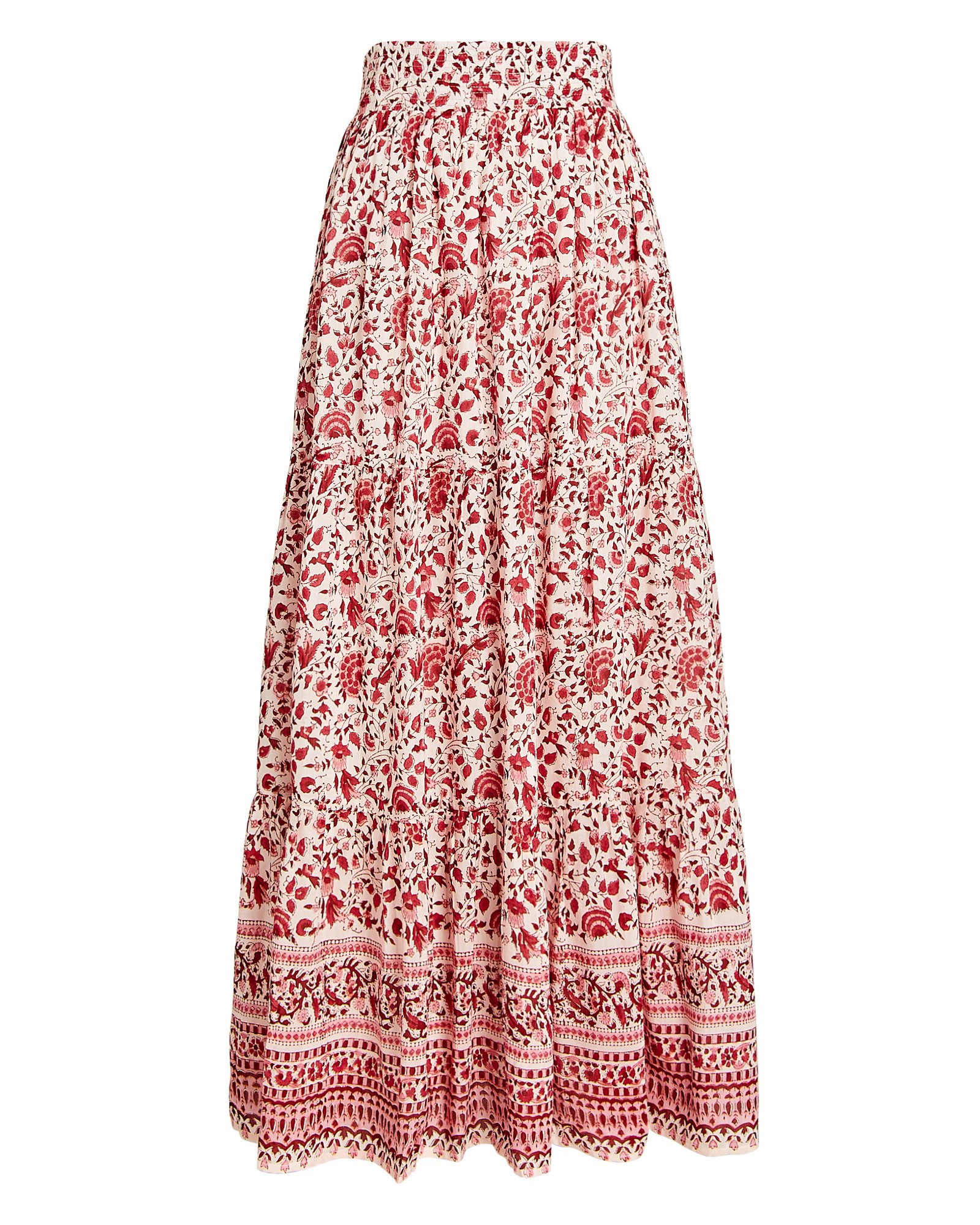 Bell Veronica Printed Cotton-Silk Maxi Skirt | INTERMIX®
