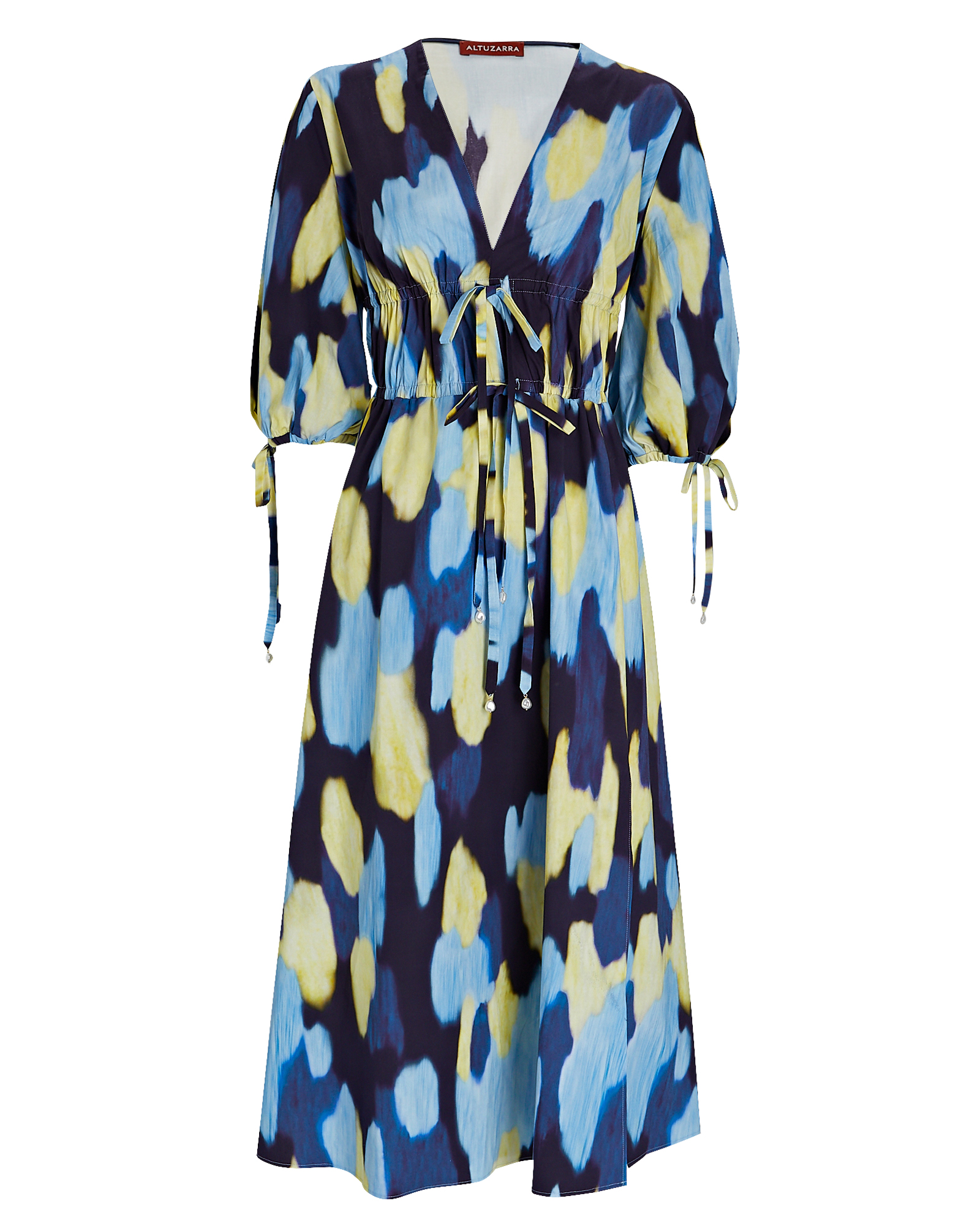 ALTUZARRA Donrine Printed Poplin Midi Dress | INTERMIX®