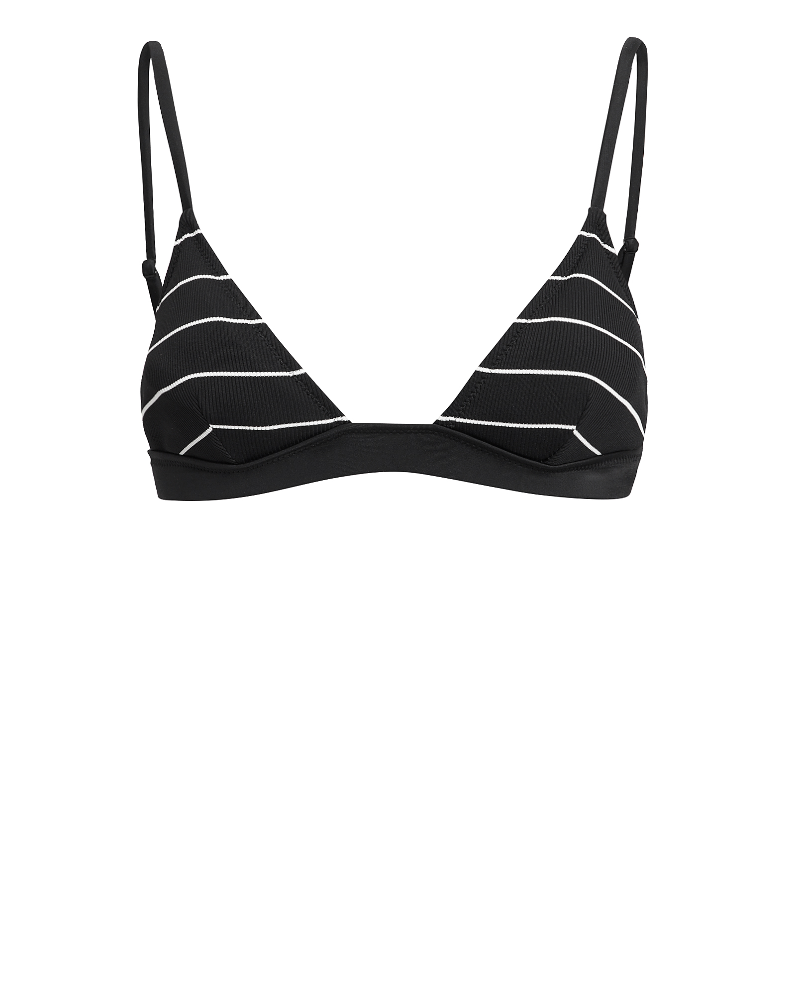 Morgan Striped Triangle Bikini Top | INTERMIX®