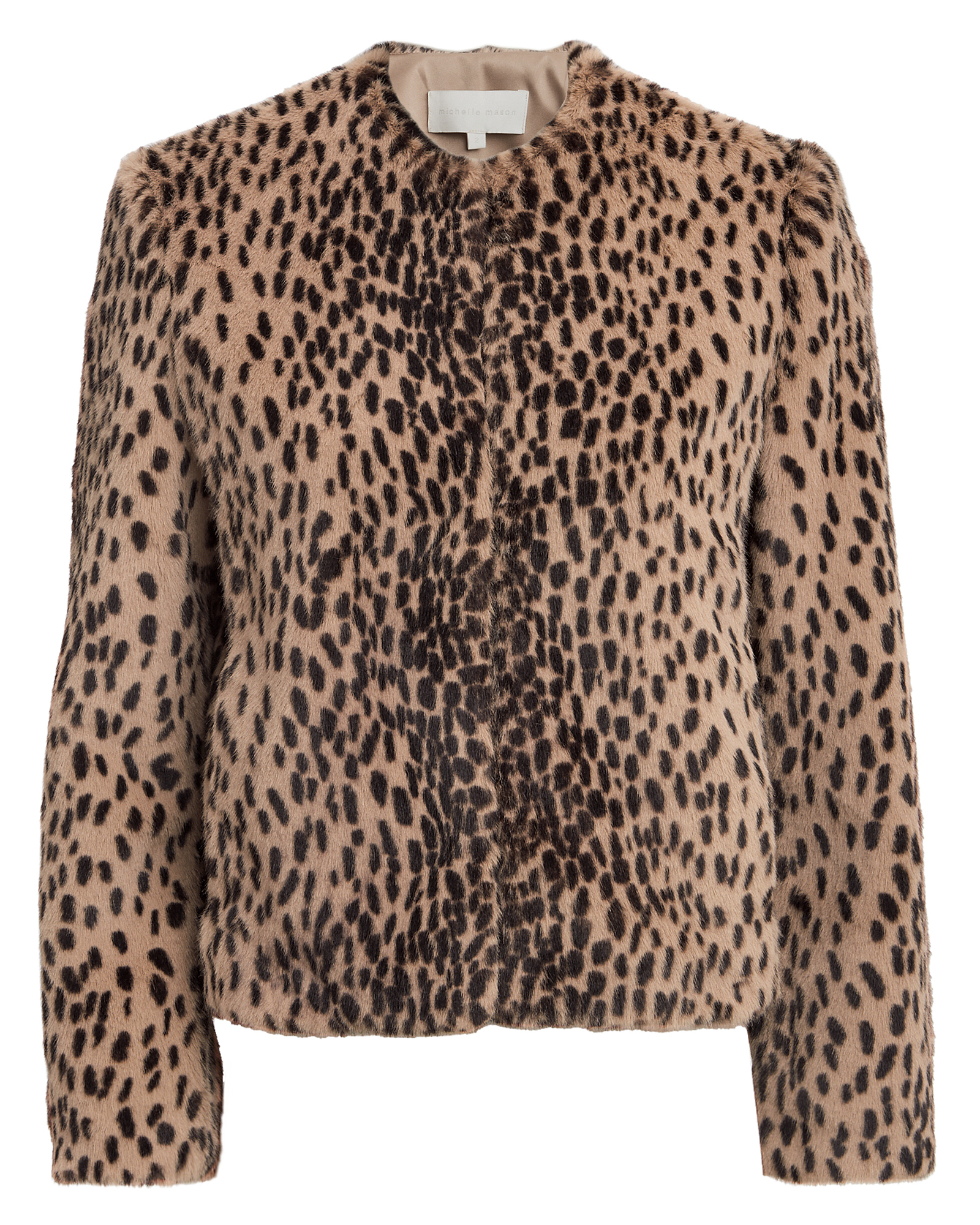 Leopard Faux Fur Chubbie Coat | INTERMIX®
